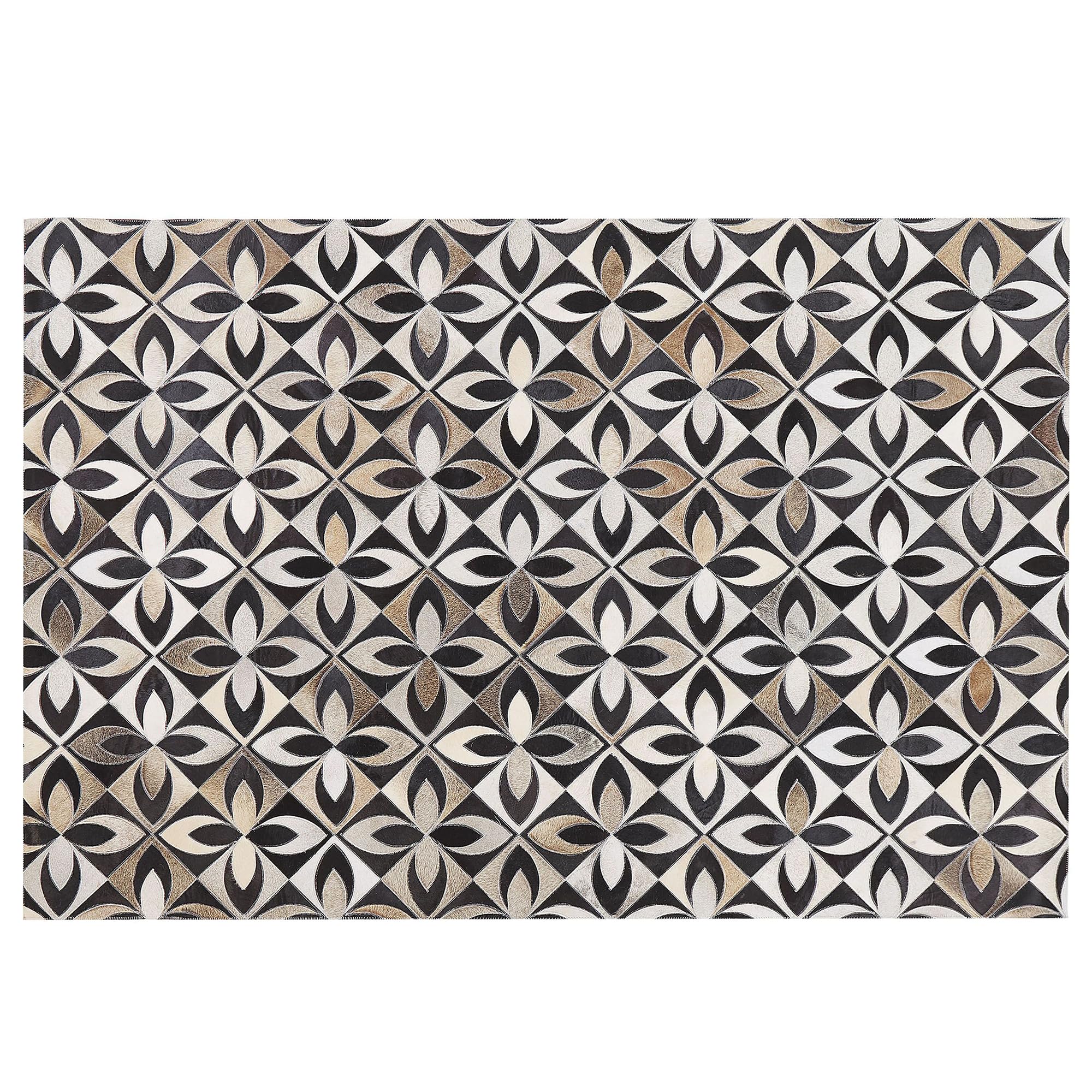 beliani-ishan-teppich-140x200-cm-kuhfell-patchwork-fu-bodenheizung image 4