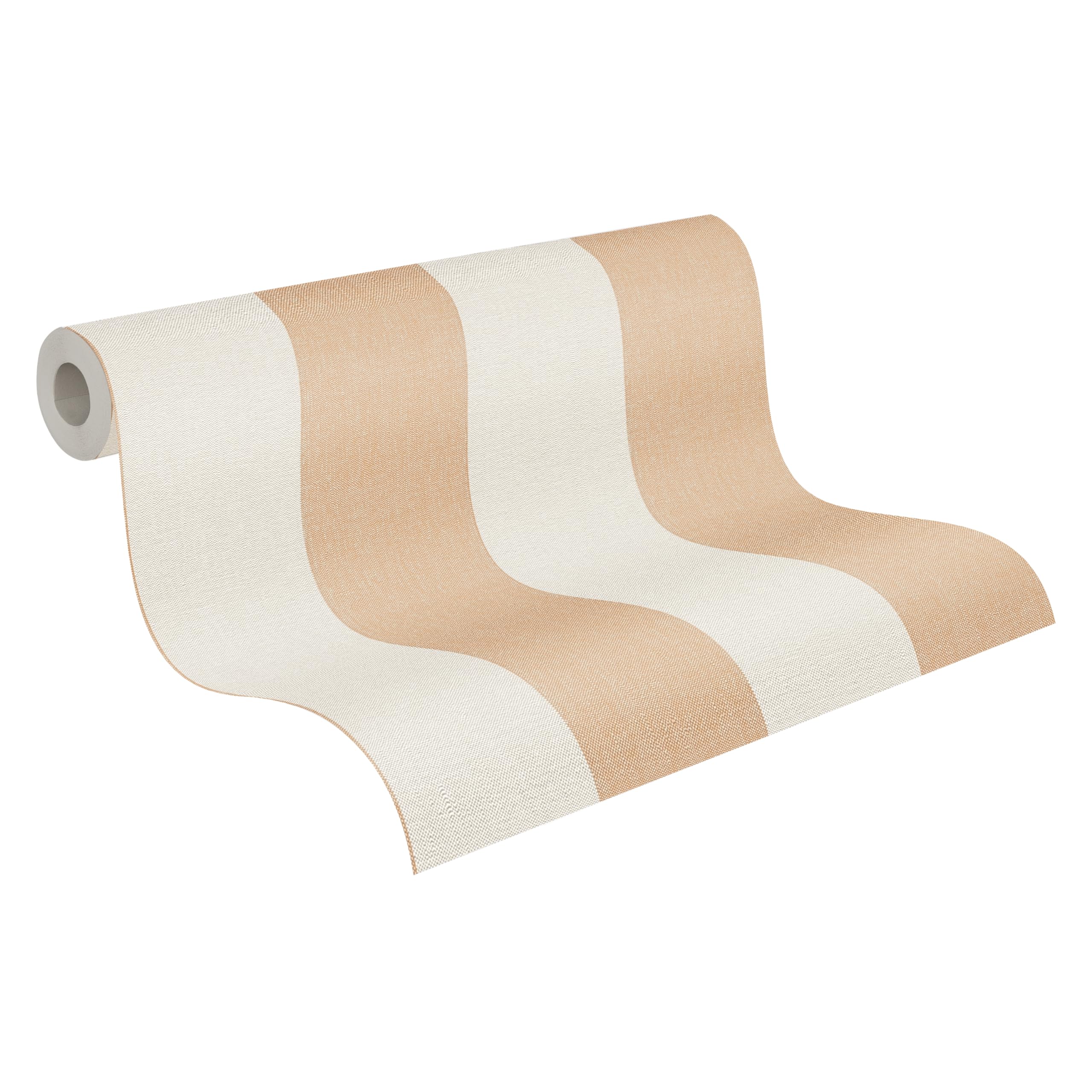 a-s-cr-ation-blockstreifen-vliestapete-orange-creme-10-05-m image 1