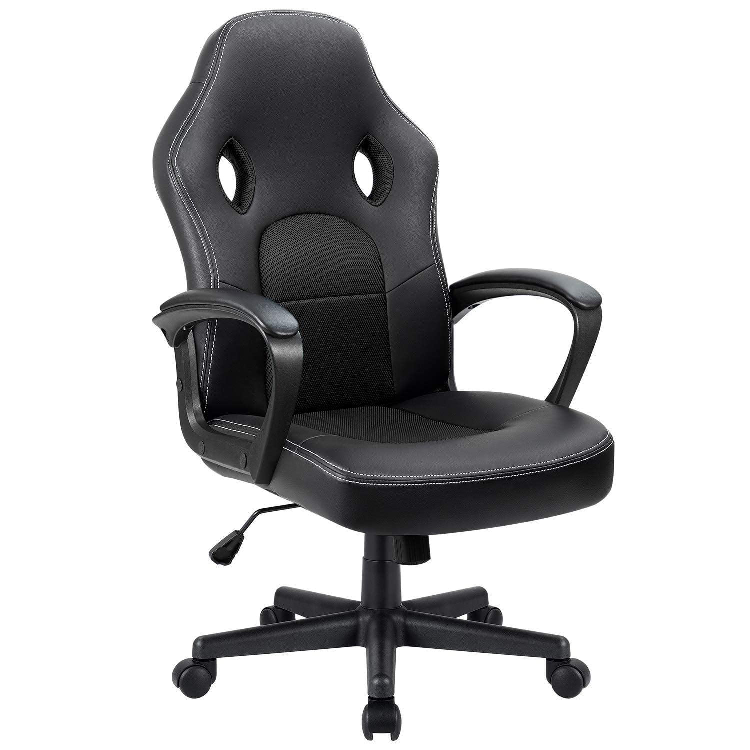homall-gaming-stuhl-b-rostuhl-kunstleder-schwarz image 1