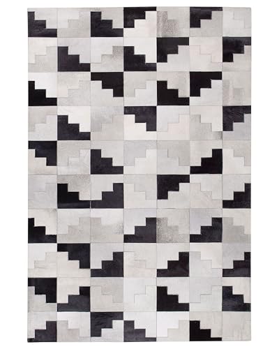 beliani-efirli-lederteppich-160x230cm-schwarz-grau-kurzflor image 8