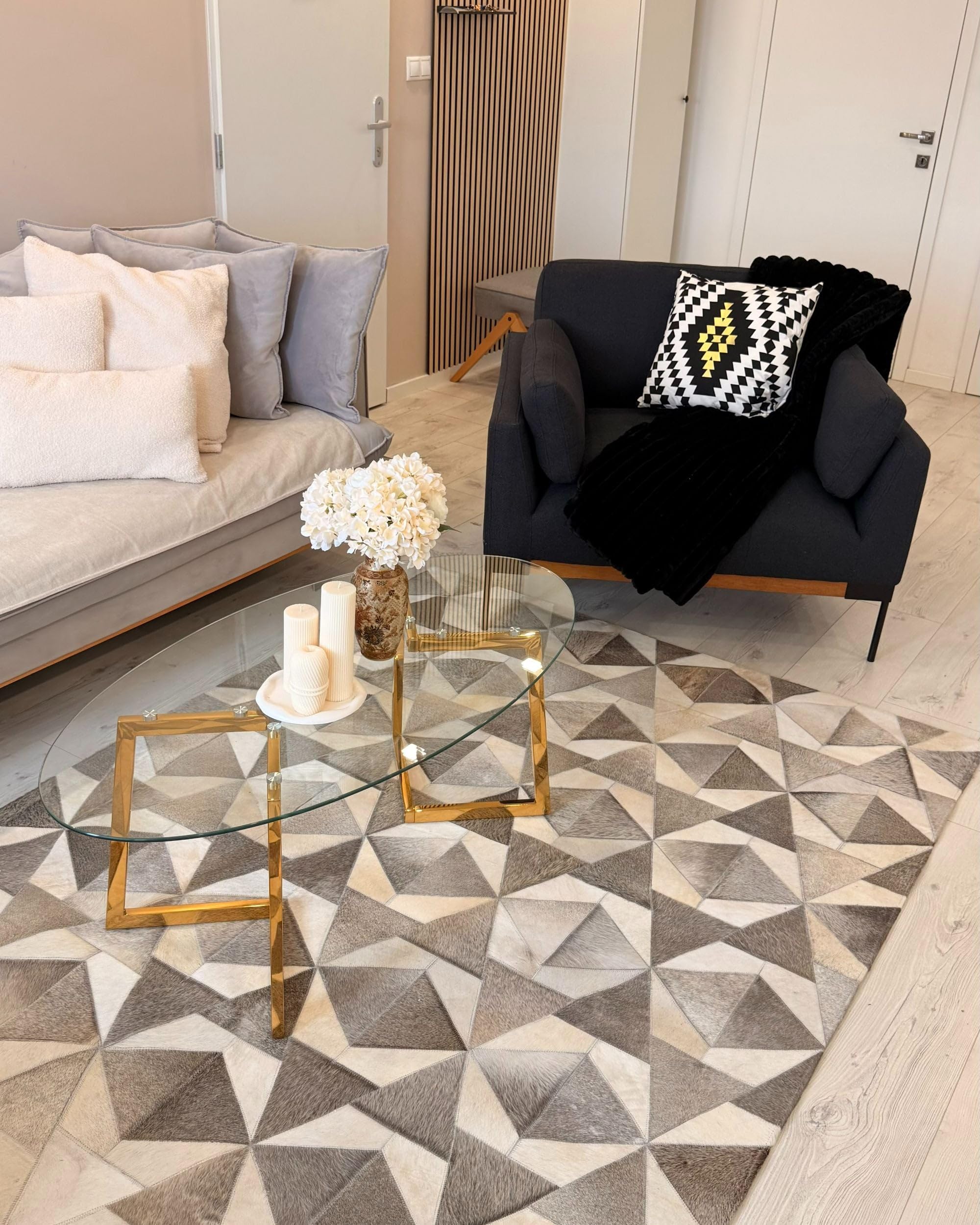 beliani-alaka-teppich-grau-geometrisch-140x200-cm image 6