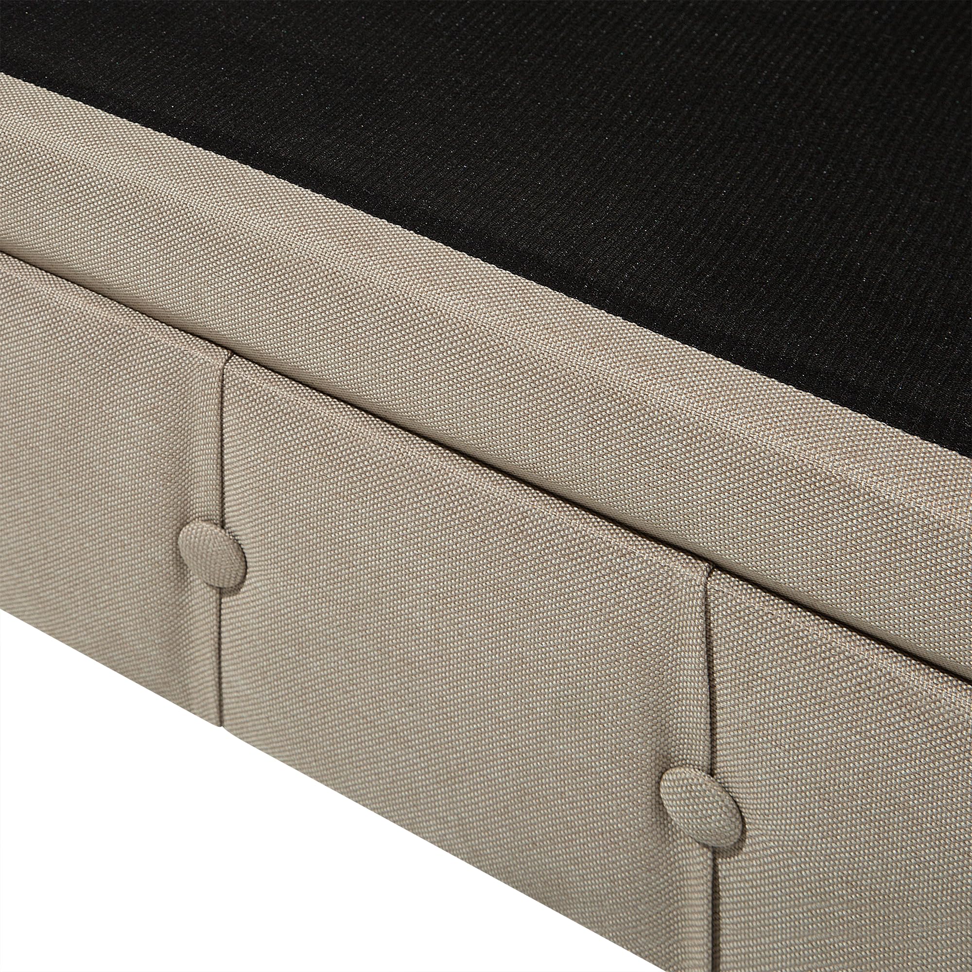 beliani-chesterfield-sessel-stoff-beige-klassisch-gro image 8