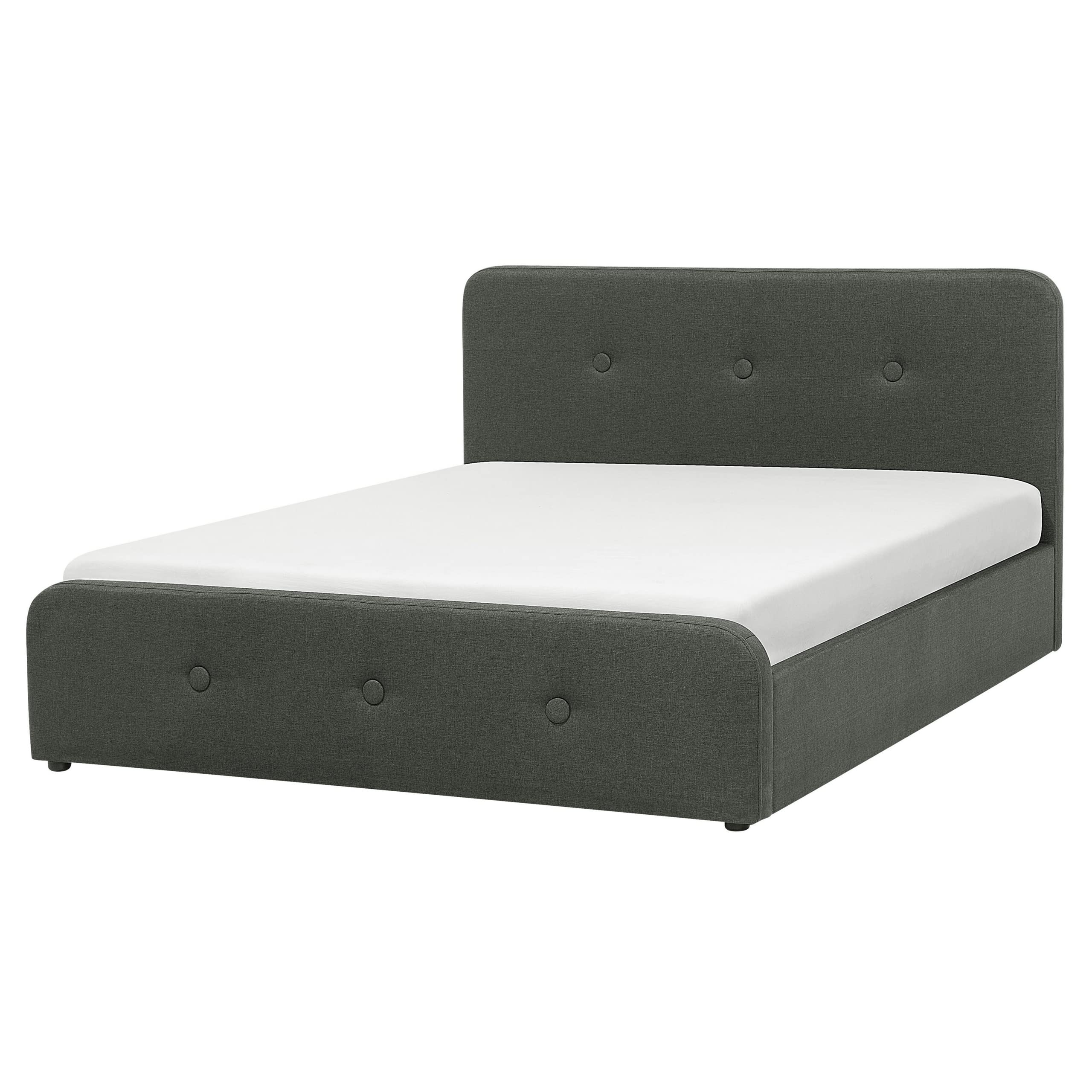 beliani-rentiere-bett-160x200-dunkelgrau-stoff-mit-stauraum image 4