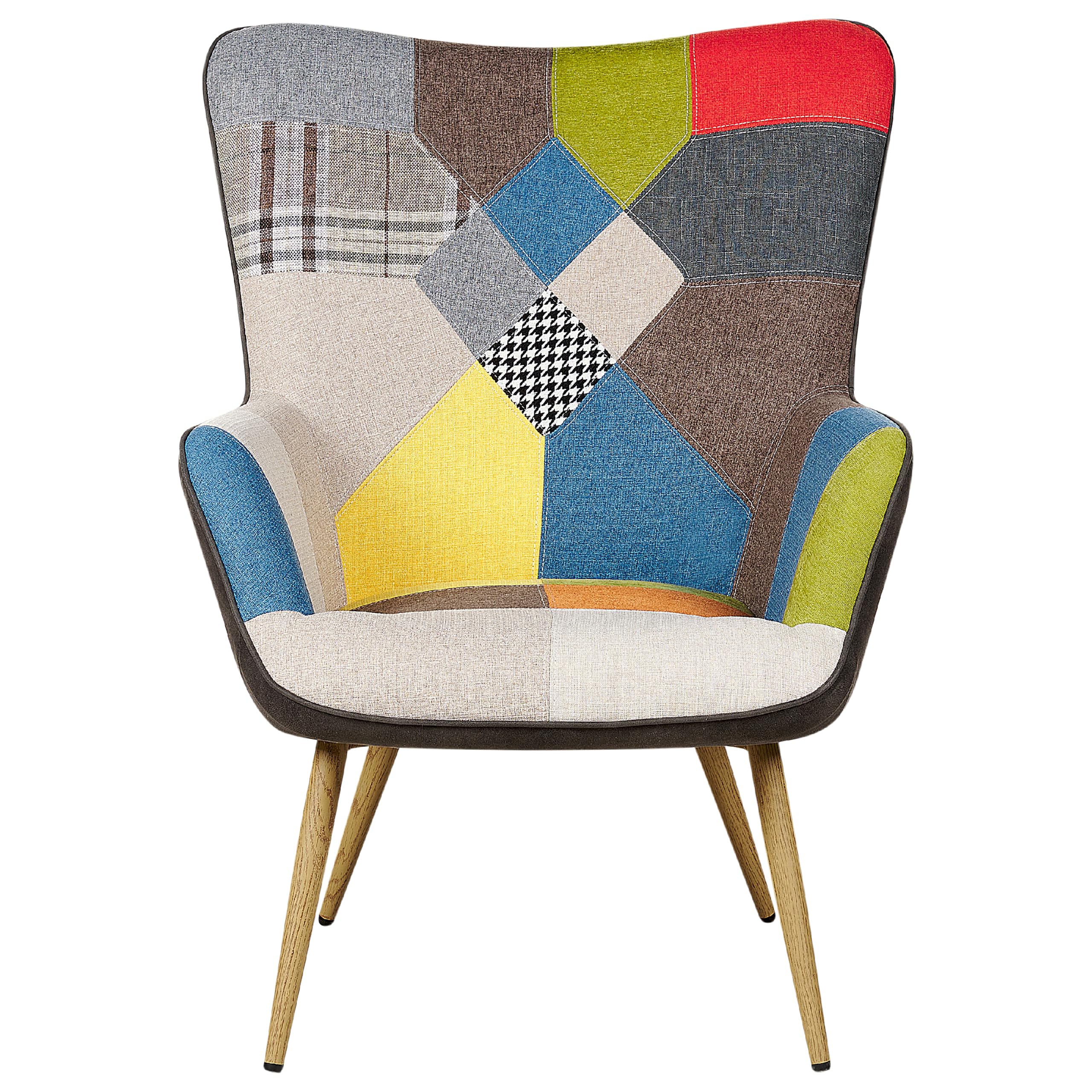 beliani-vejle-ii-ohrensessel-mit-hocker-patchwork-bunt image 5