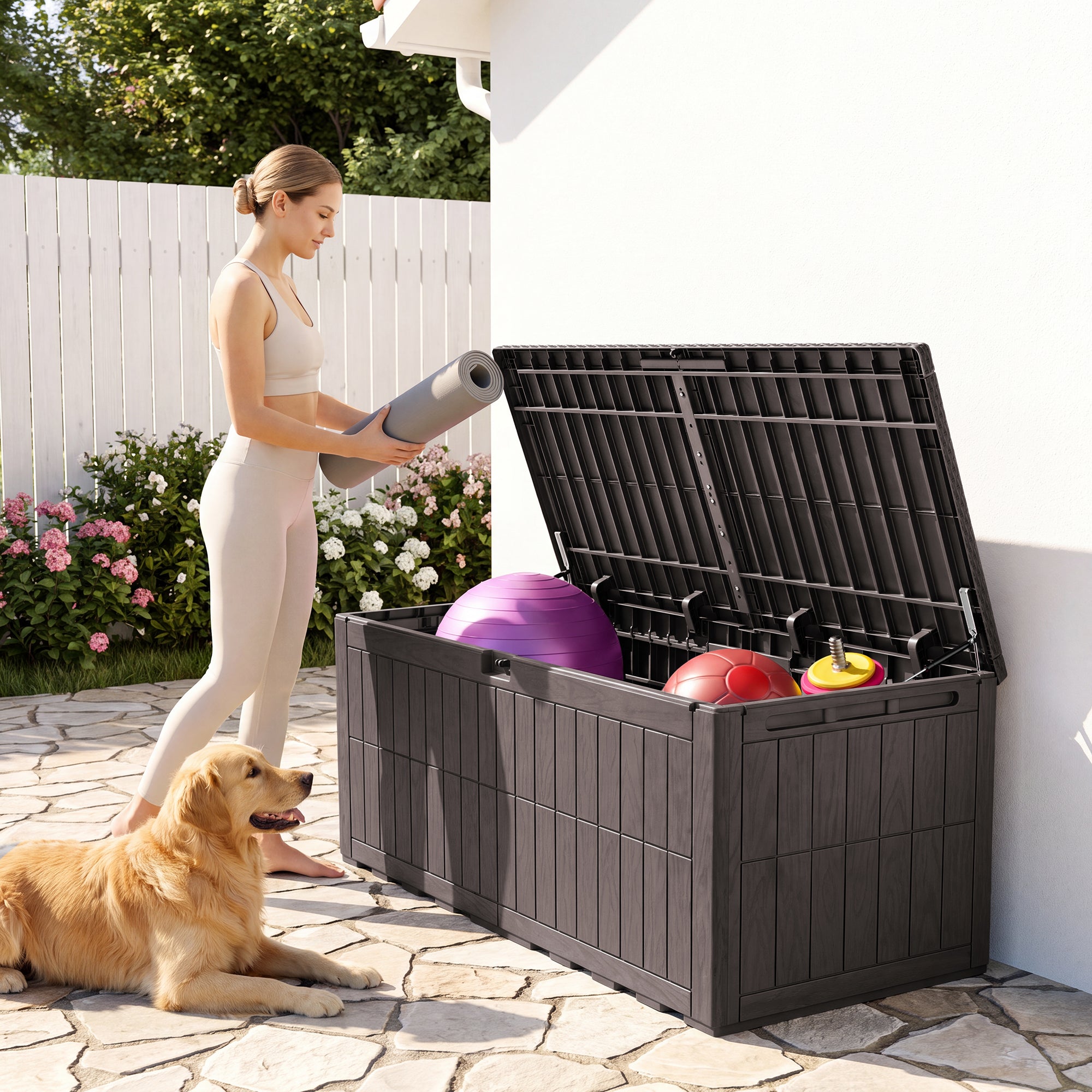 homall-patio-furniture-gartenbox-220-gal-braun-wasserdicht image 8