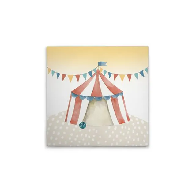 a-s-cr-ation-leinwandbilder-dd129385-zirkuszelt-bild-30x30-bunt image 1