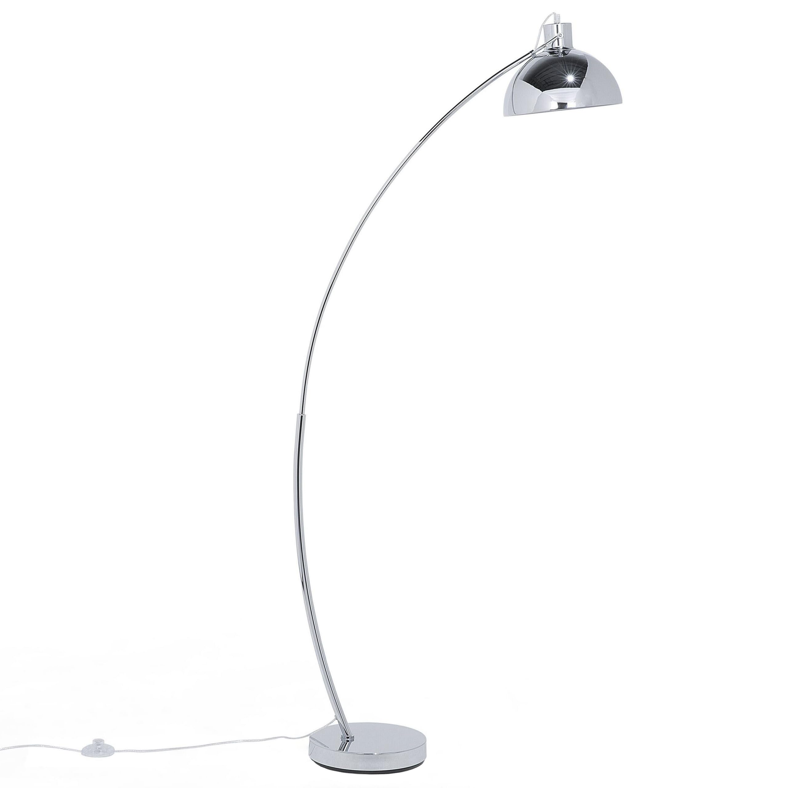 beliani-dintel-stehlampe-metall-silber-155-cm-verstellbar image 4