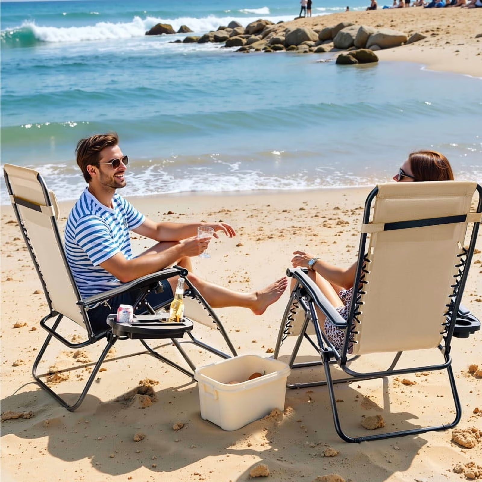 homall-patio-furniture-zero-gravity-stuhl-2er-set-schwarz image 2