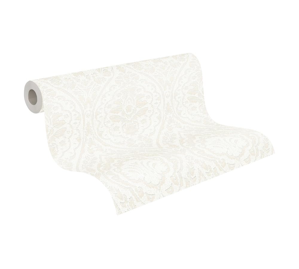 a-s-cr-ation-tessuto-2-96195-4-textiltapete-ornament-creme-wei image 4