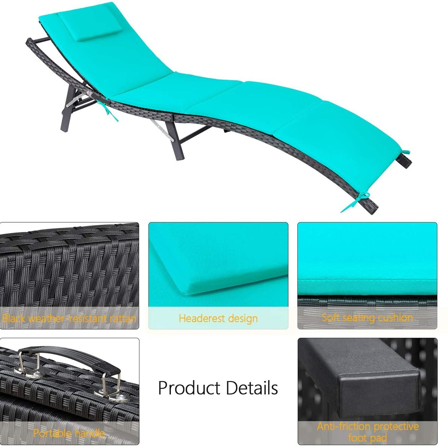 homall-patio-furniture-liegestuhl-set-3-tlg-rattanliege-blau image 4