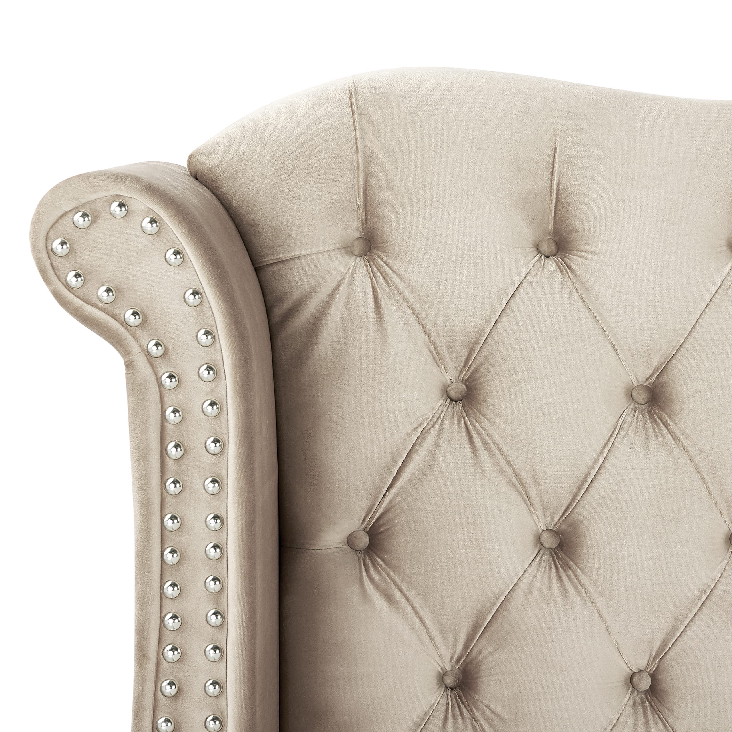 beliani-ayette-bett-chesterfield-140x200-beige-samt image 8