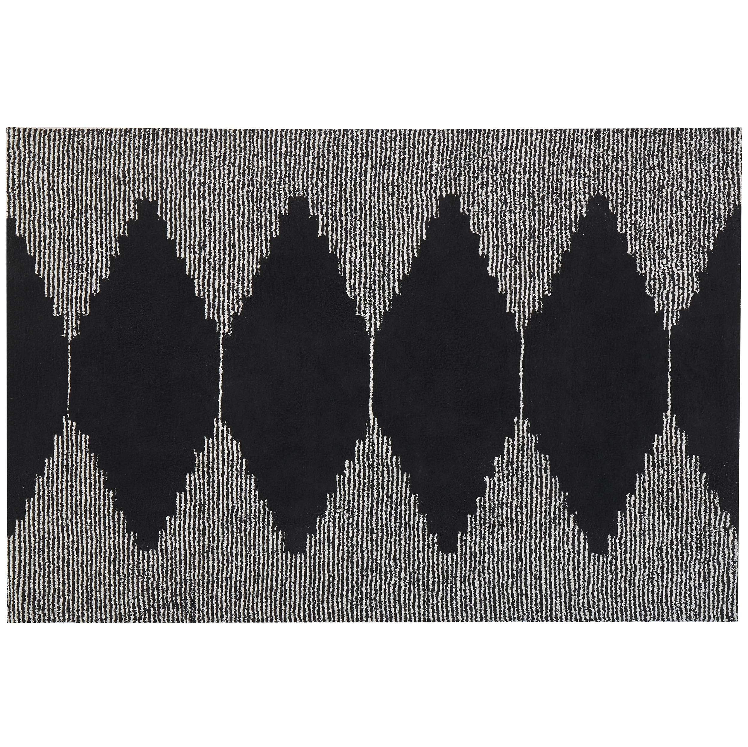 beliani-bathinda-l-ufer-80x150-cm-baumwolle-schwarz-wei image 6