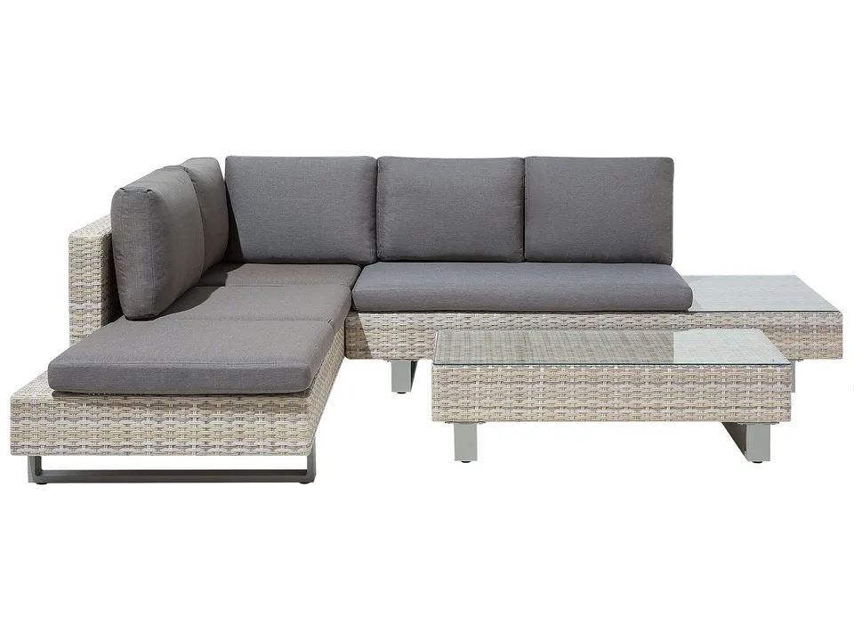 beliani-lanciano-rattan-lounge-set-grau-5-personen-uv-best-ndig image 1