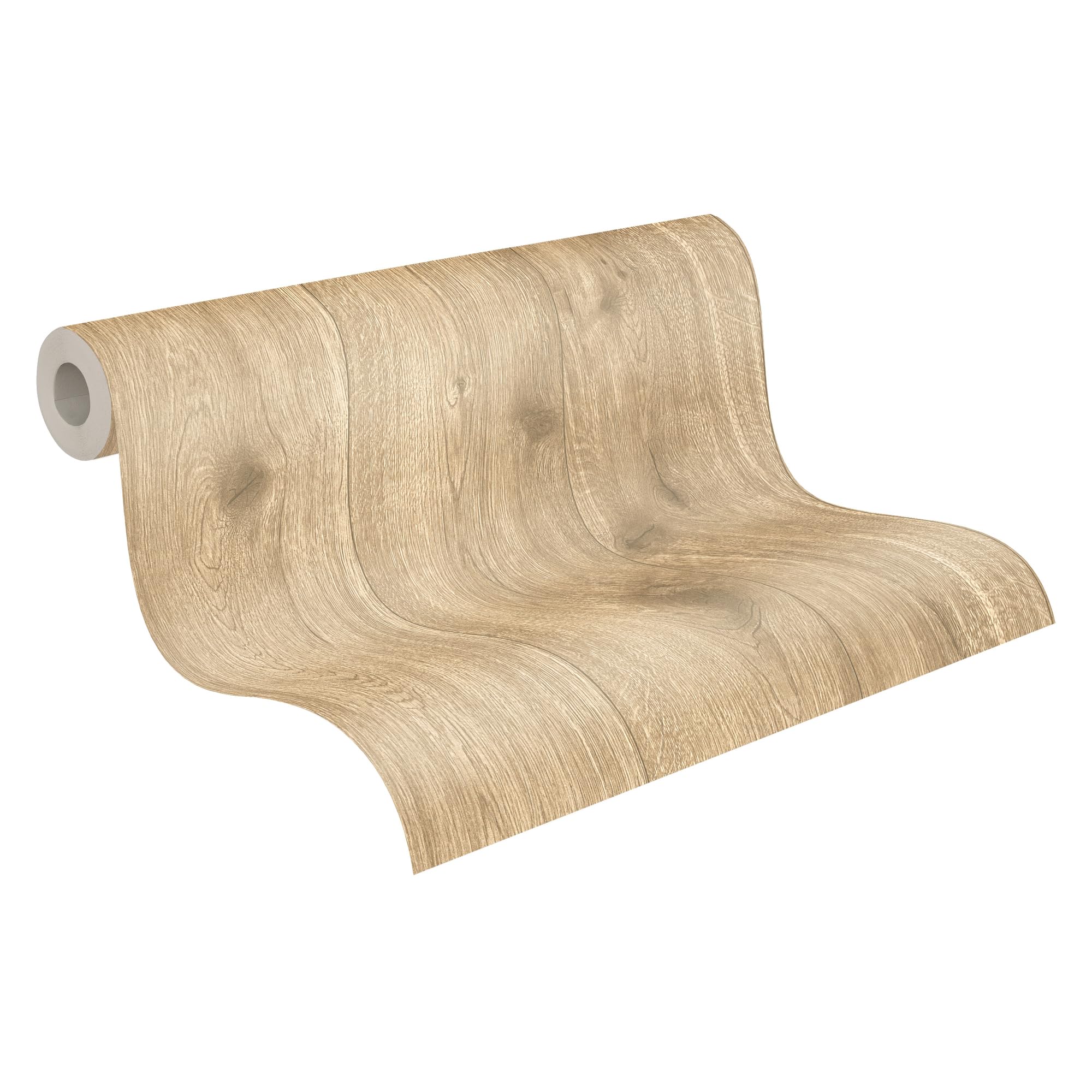 a-s-cr-ation-wood-n-stone-300434-vliestapete-holz-beige-braun image 1