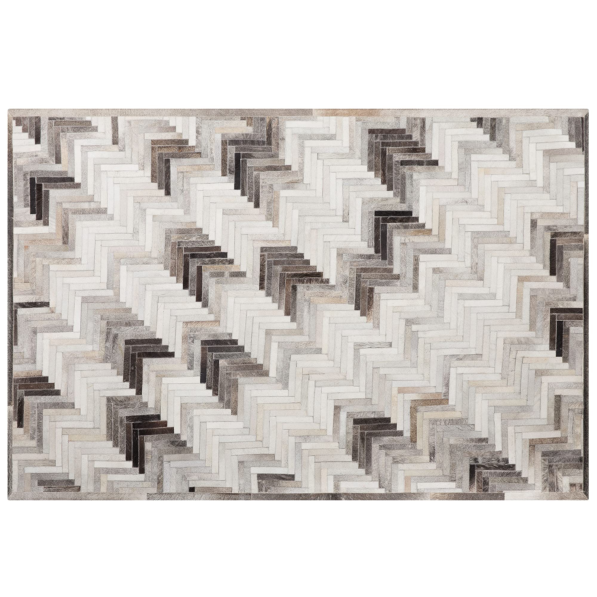 beliani-arsuz-teppich-140-x-200-cm-grau-leder image 3