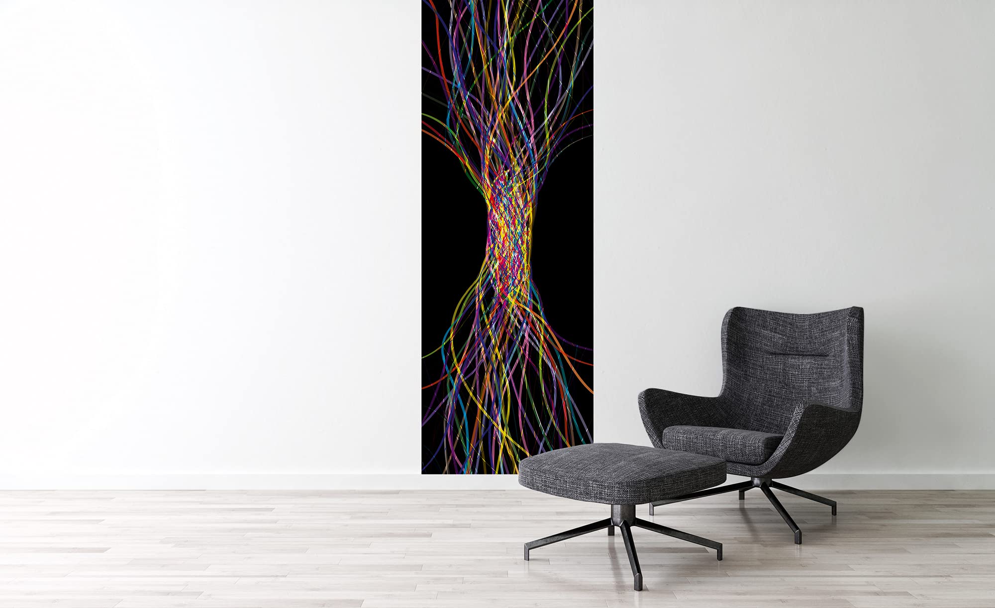 a-s-cr-ation-fototapeten-cable-tangle-fototapete-1-00x2-80m-bunt image 2