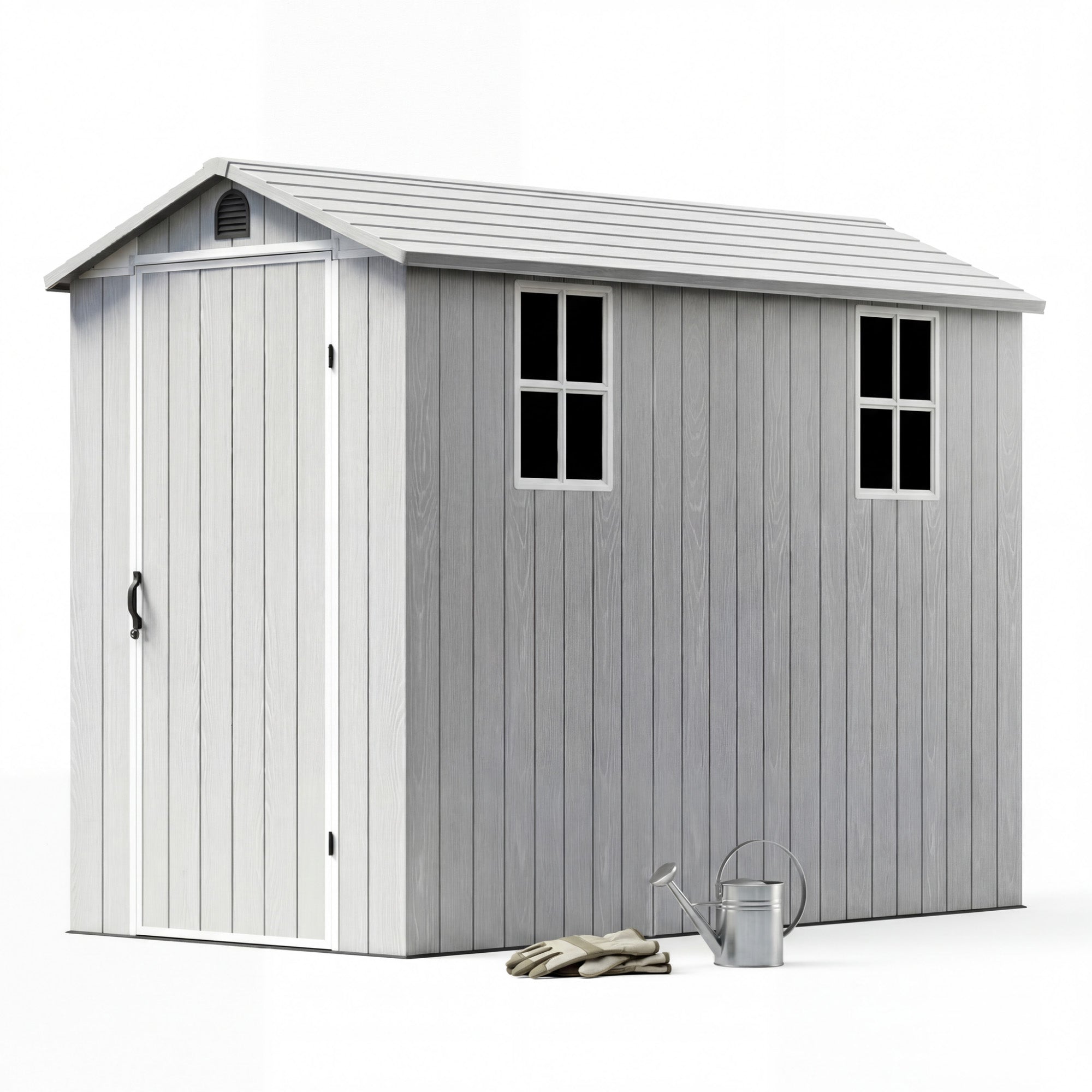 homall-metal-shed-ger-tehaus-4x8-ft-wei-resin-abschlie-bar image 3