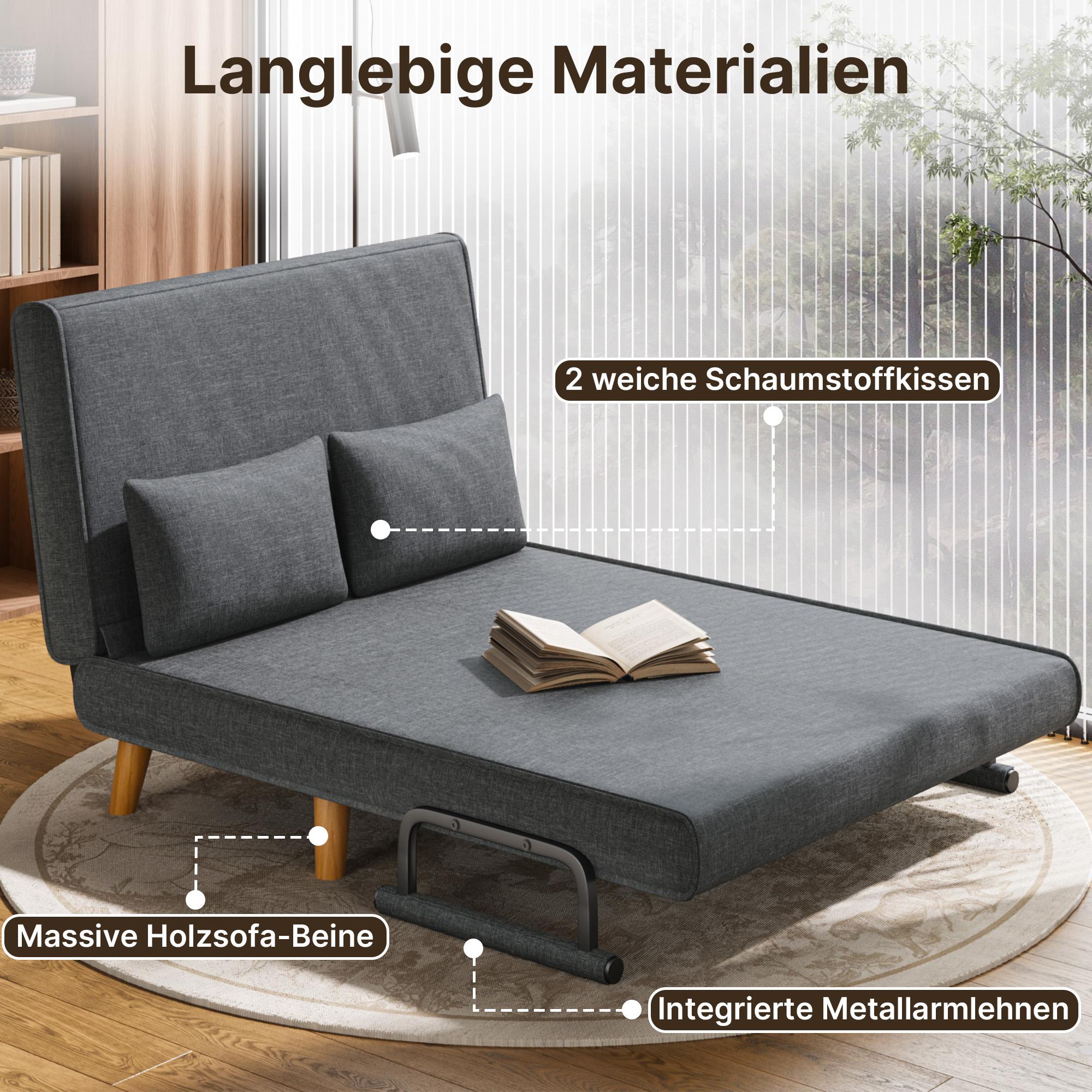 bealife-sofas-ar51-doppel-klappsofa-dunkelgrau-stoff-2-in-1 image 7