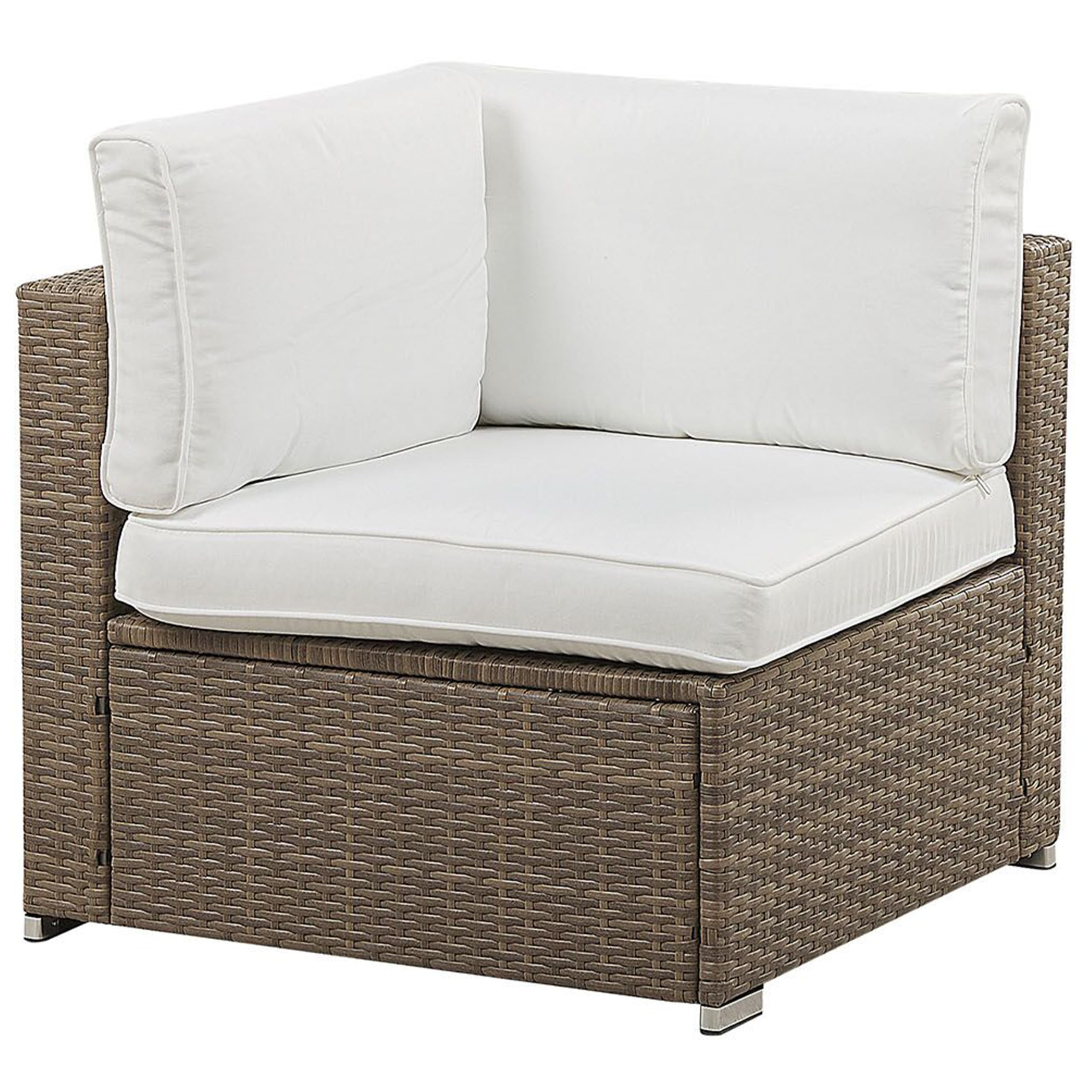 beliani-belvedere-lounge-set-rattan-6-sitzer-u-form-braun-wei image 6