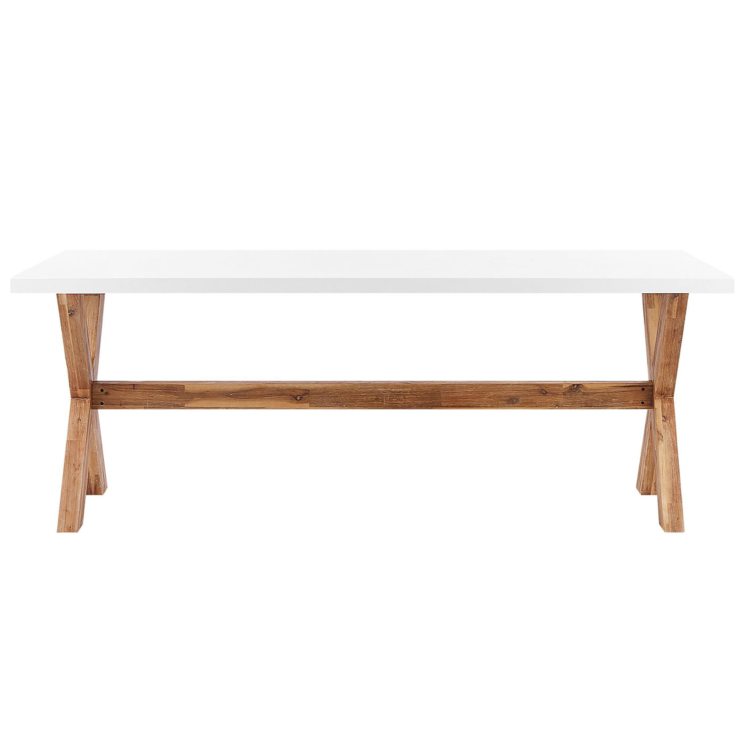 beliani-olbia-gartenset-wei-beige-200-tisch-6-st-hle image 5
