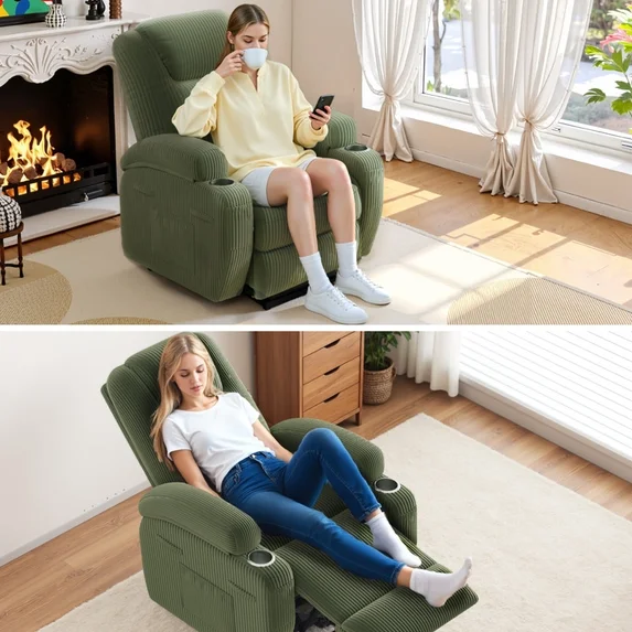homall-recliner-chair-aufstehsessel-massage-cord-grau image 7
