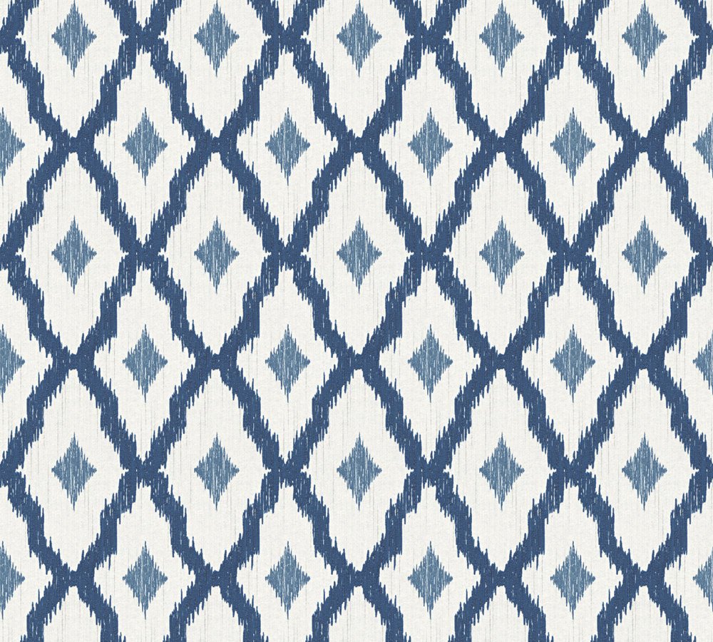 a-s-cr-ation-tessuto-2-96197-4-vliestapete-blau-ornamente image 3