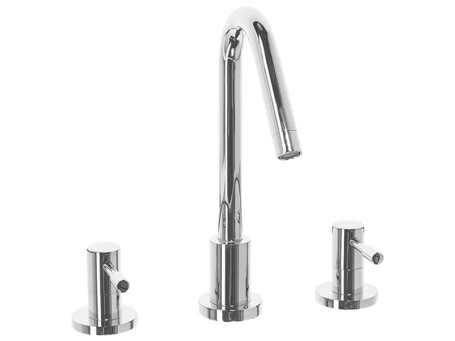 beliani-kalambo-3-loch-waschbeckenarmatur-edelstahl-silber image 1