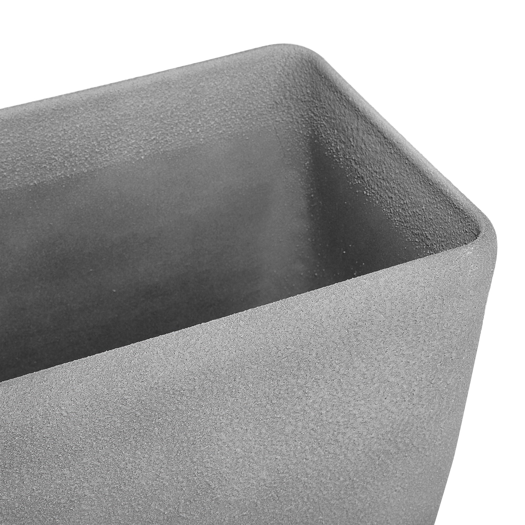 beliani-baris-blumentopf-eckig-60cm-grau-42l image 7