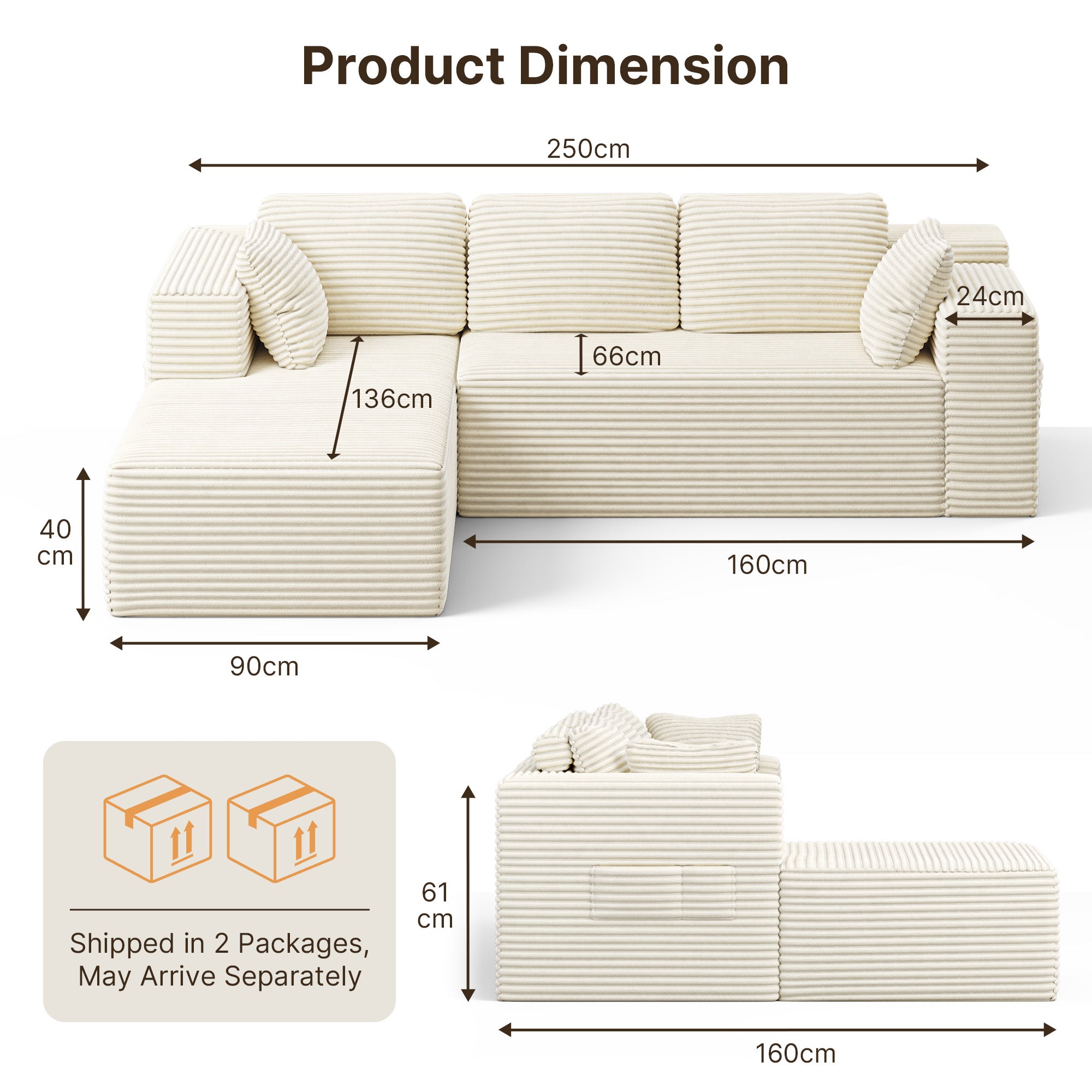 bealife-ar35-ecksofa-cord-wei-4-sitzer-recamiere image 3