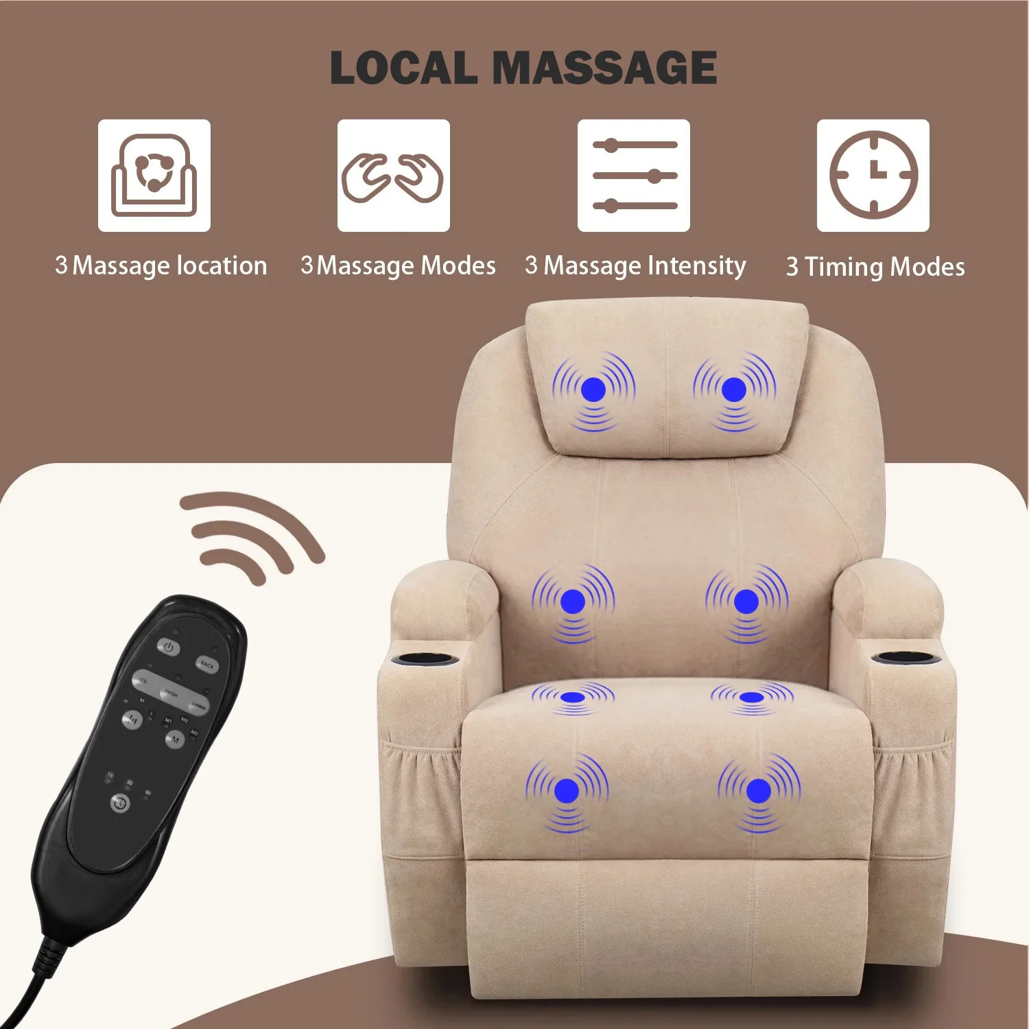 homall-recliner-relaxsessel-beige-stoff-mit-massage image 5