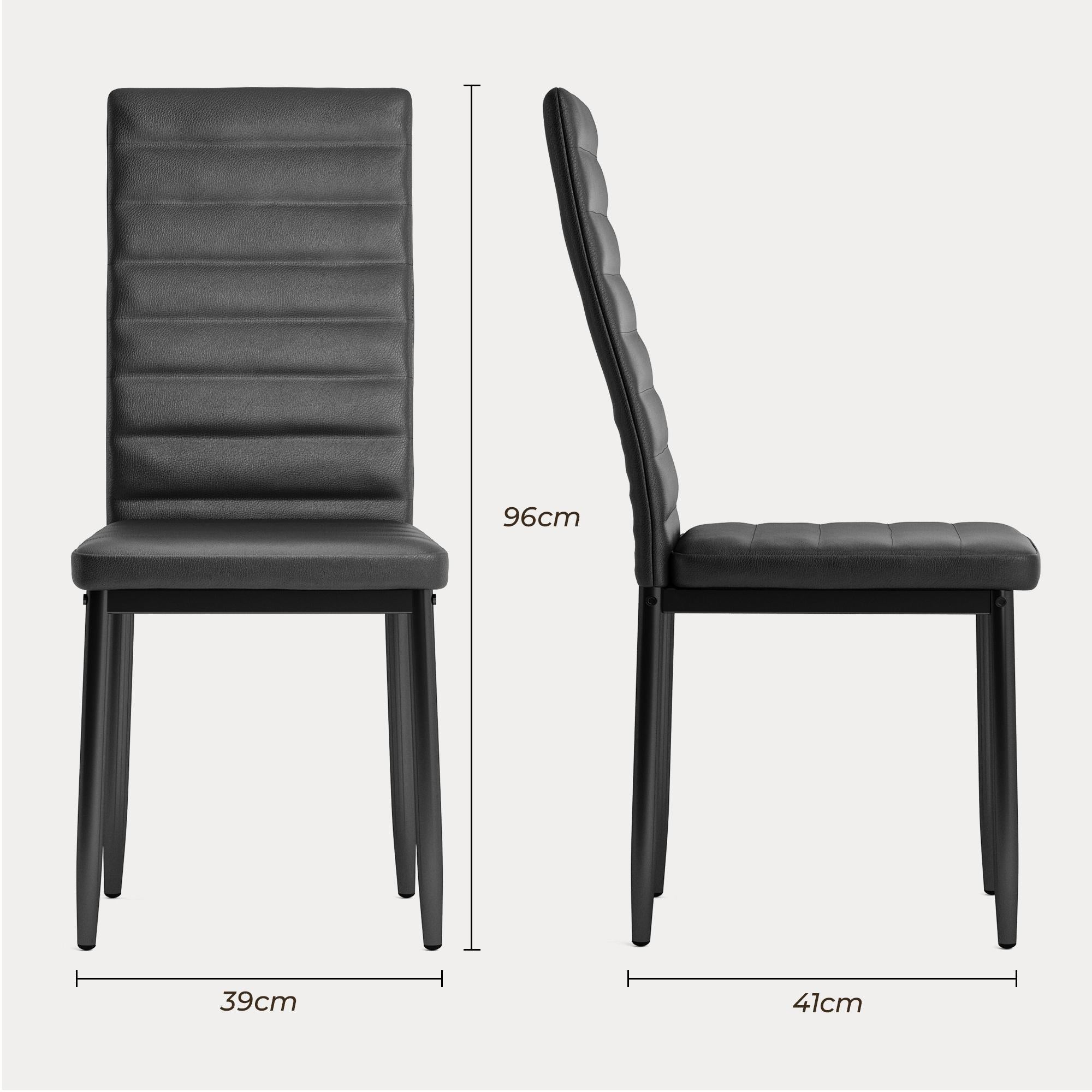 bealife-tb12-esszimmerst-hle-kunstleder-4er-schwarz-hohe-lehne image 3