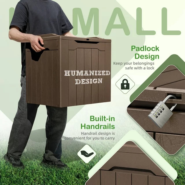 homall-patio-furniture-deck-box-117-l-sitztruhe-hellbraun image 2