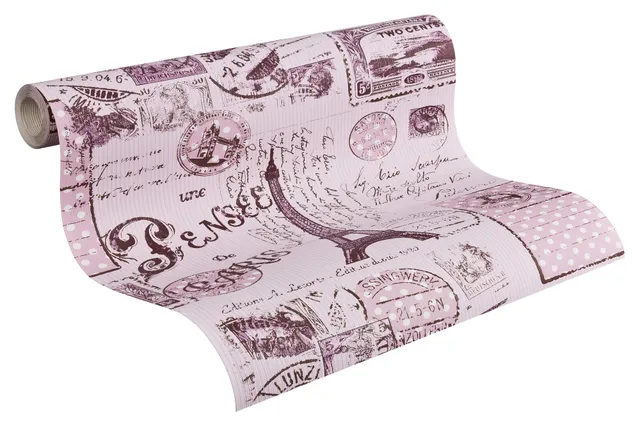 a-s-cr-ation-boys-girls-5-papiertapete-936302-braun-rot-lila image 1