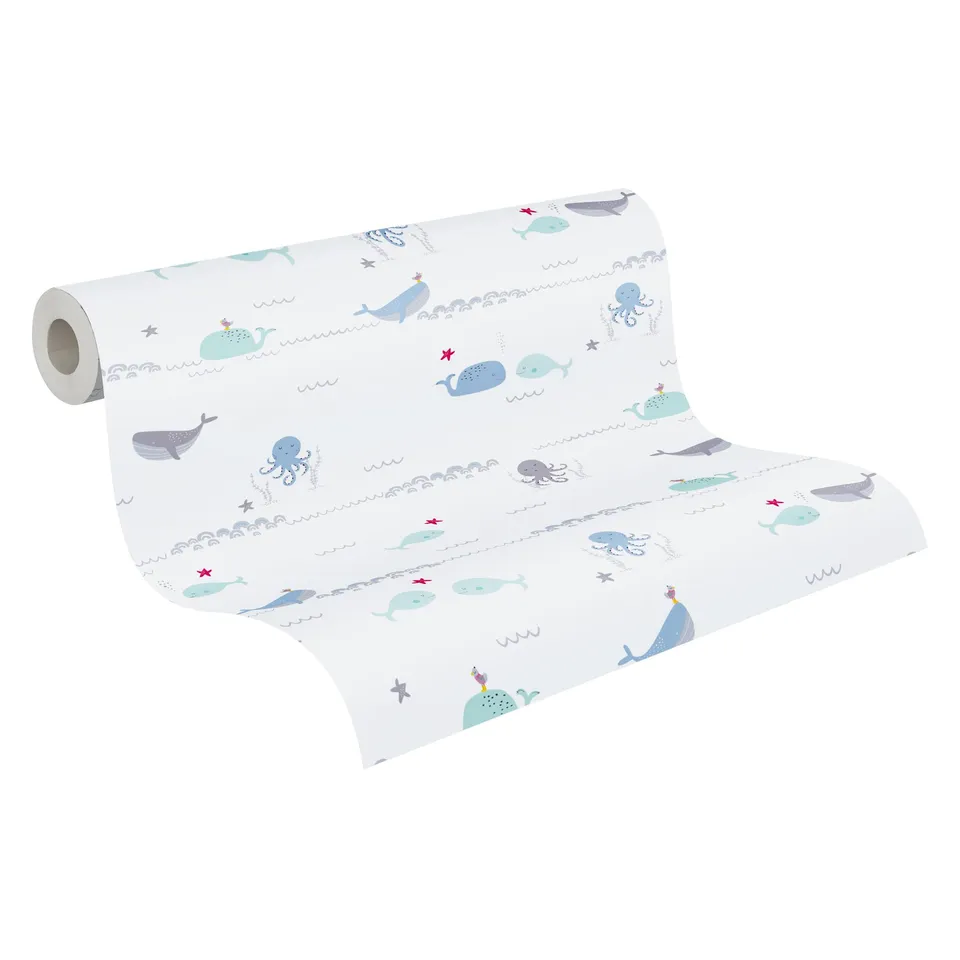 a-s-cr-ation-little-love-381301-kindertapete-unterwasser-blau image 1