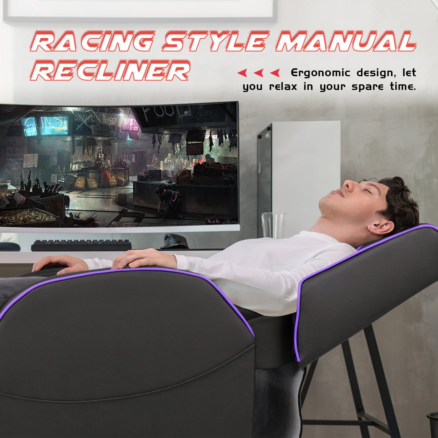 homall-gaming-recliner-gaming-sessel-blau-aus-kunstleder image 7