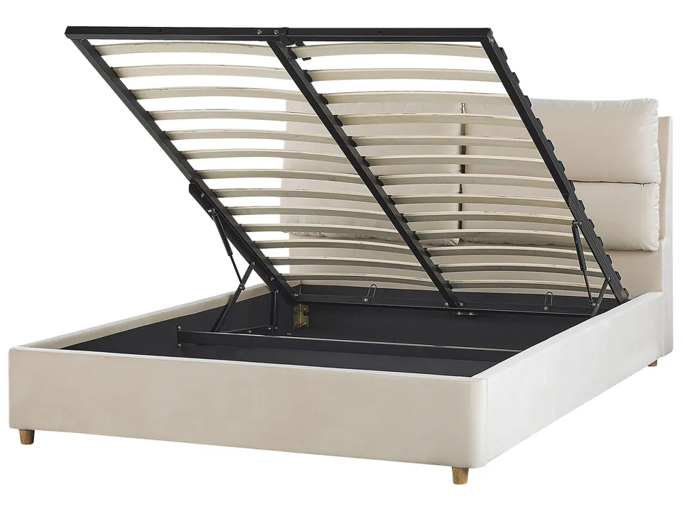 beliani-batilly-polsterbett-beige-140x200-m-kasten image 1