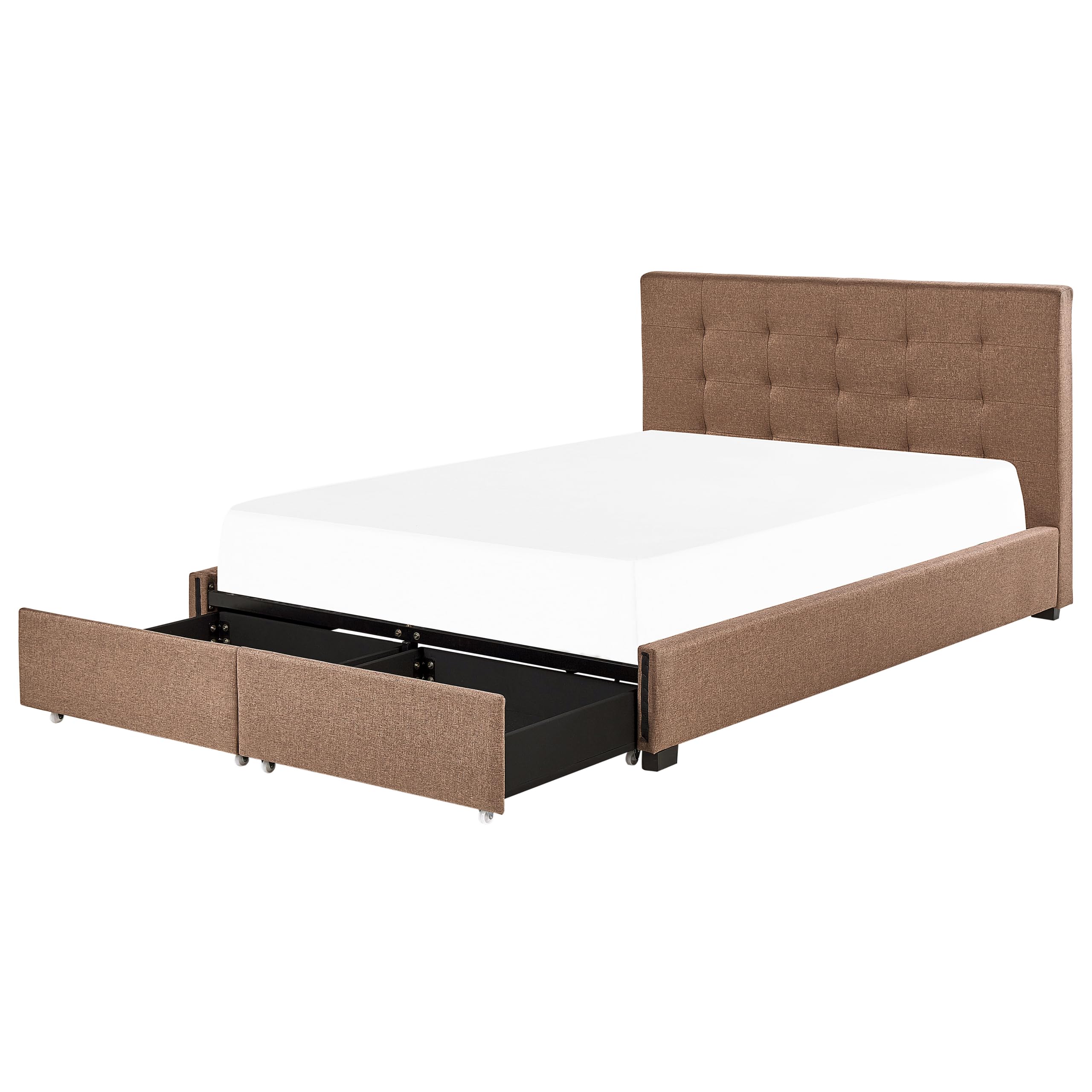 beliani-la-rochelle-bett-180x200-braun-mit-bettkasten image 6