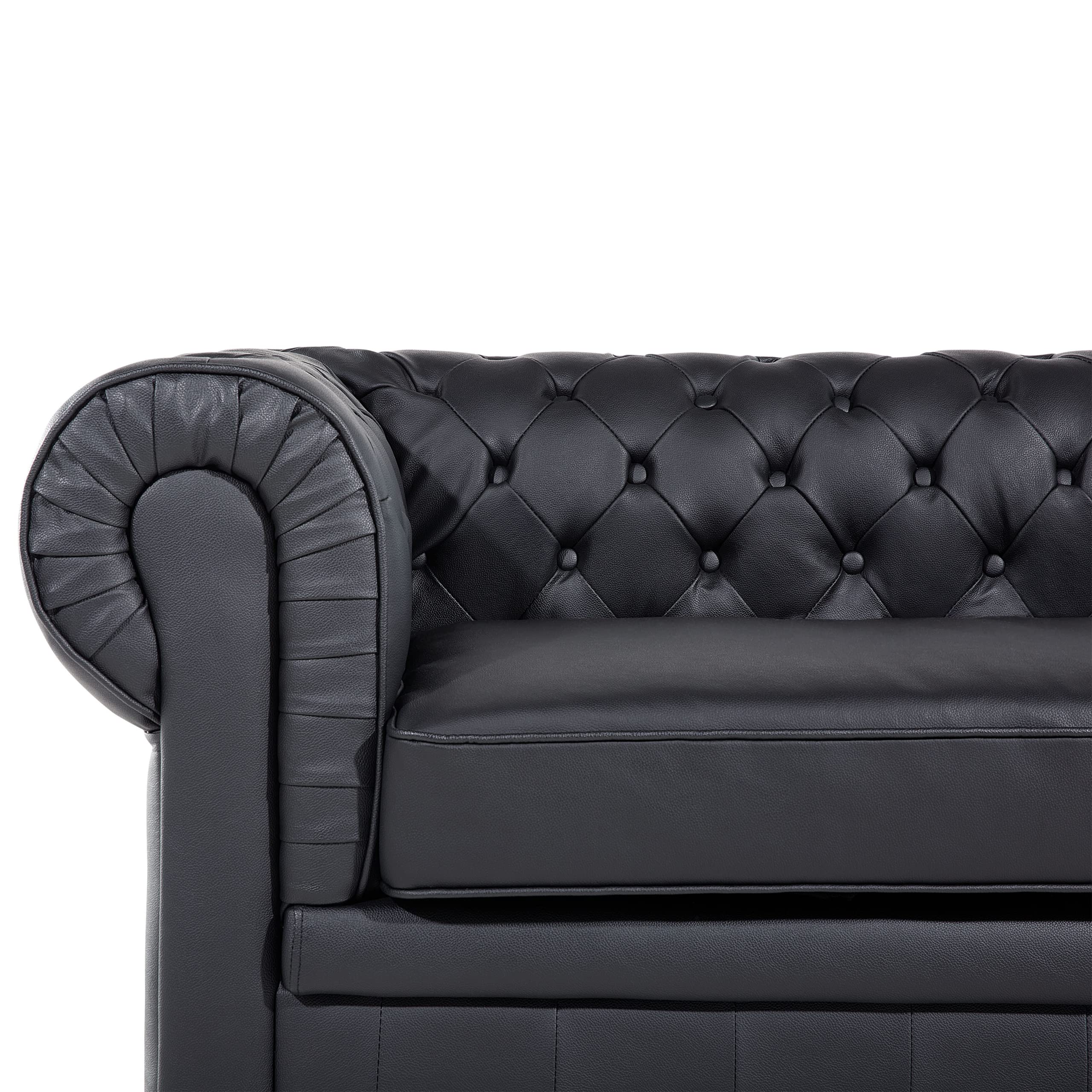 beliani-chesterfield-sofa-schwarz-echtleder-3-sitzer-englisch image 6