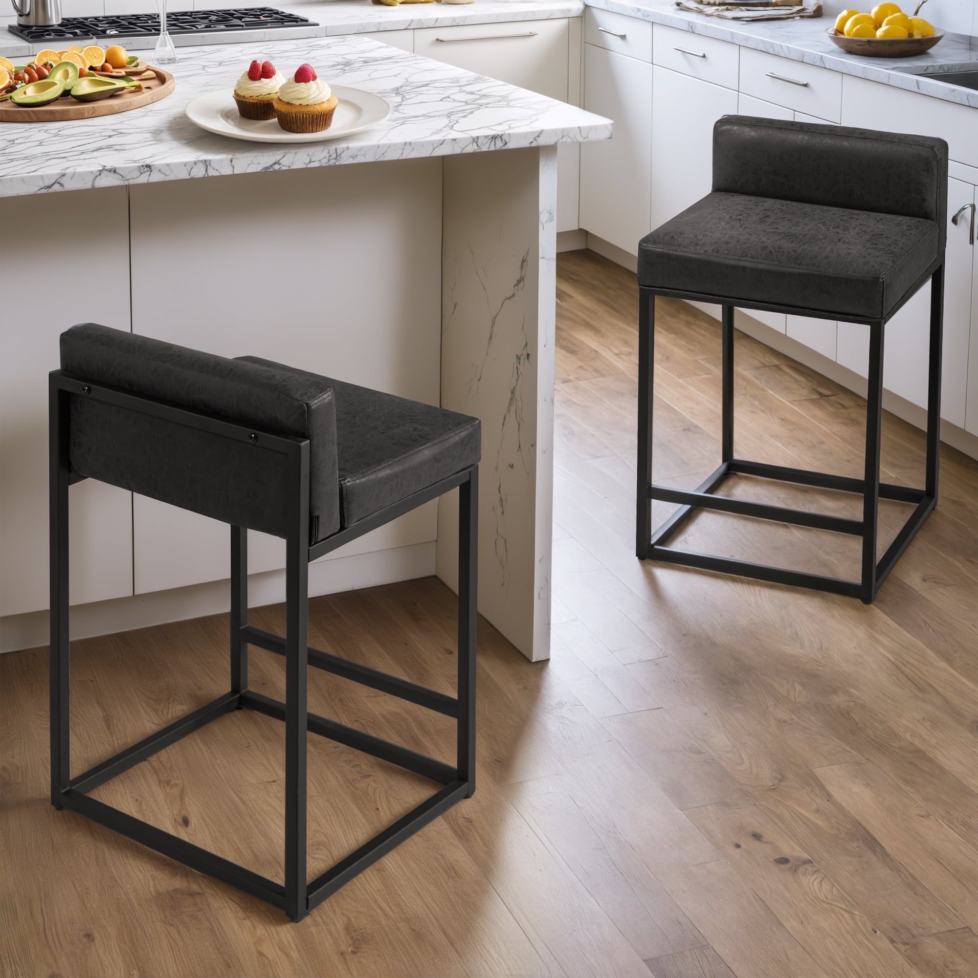 homall-bar-stool-barhocker-2er-set-schwarz-mit-lehne image 6