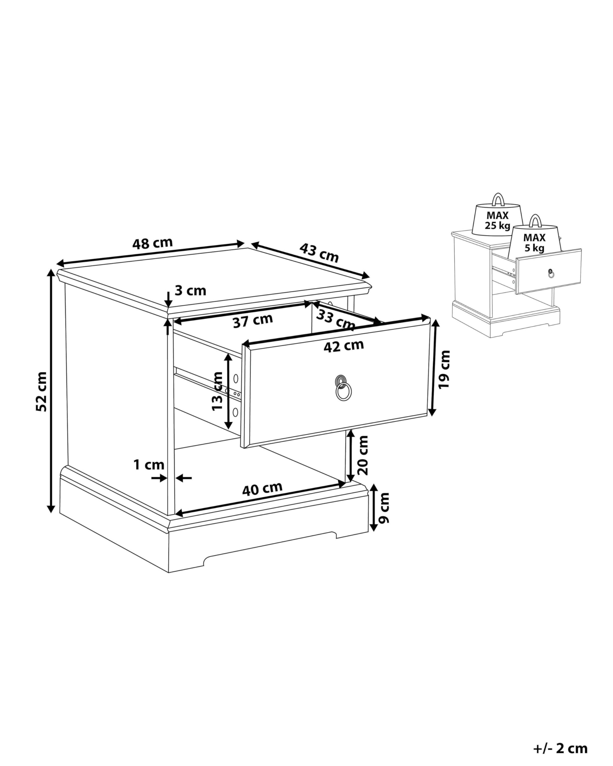 beliani-aufbewahrung-nachttisch-wei-mit-schublade-landhausstil image 3