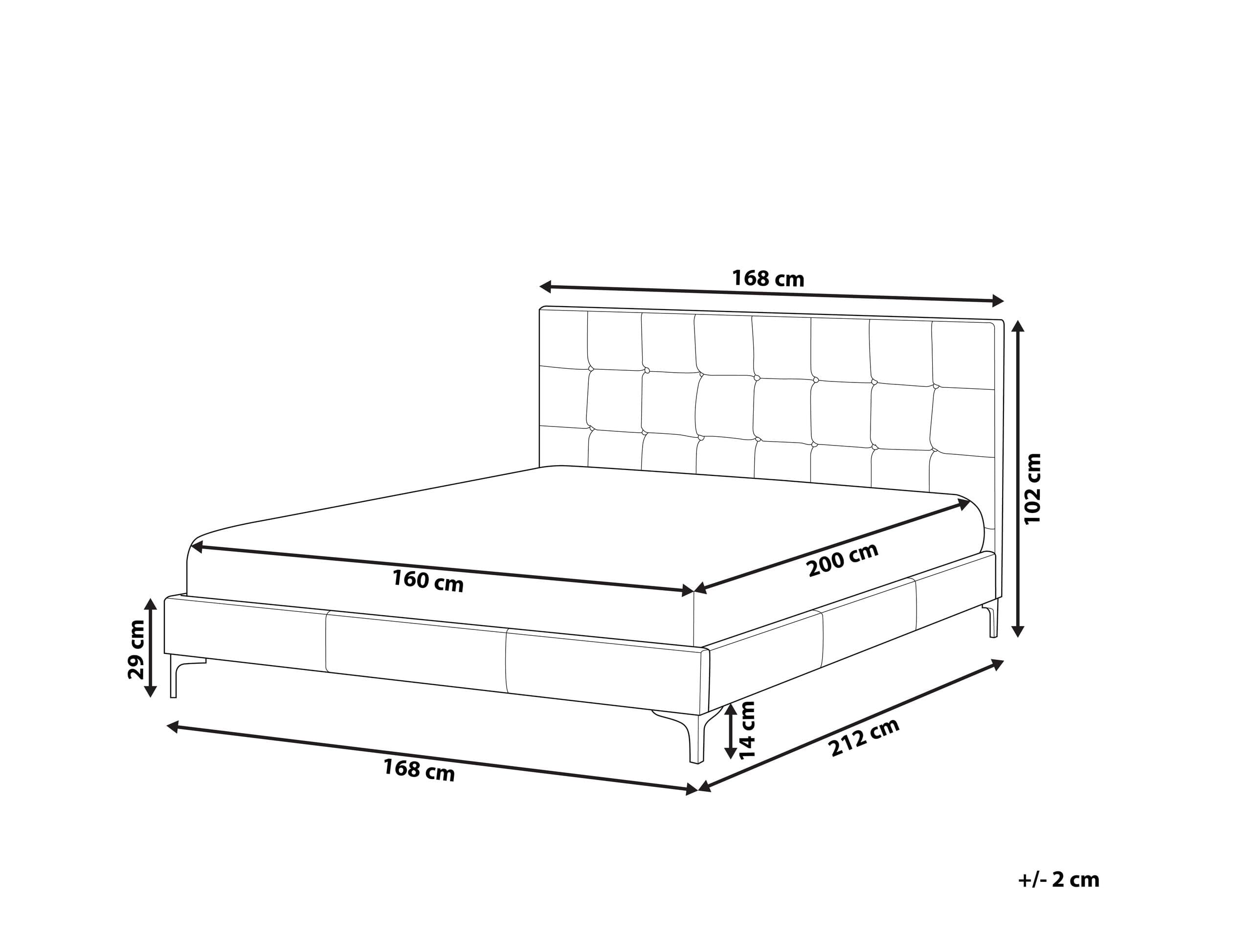 beliani-ambert-doppelbett-160x200-cm-grau-kunstleder-polsterbett image 3