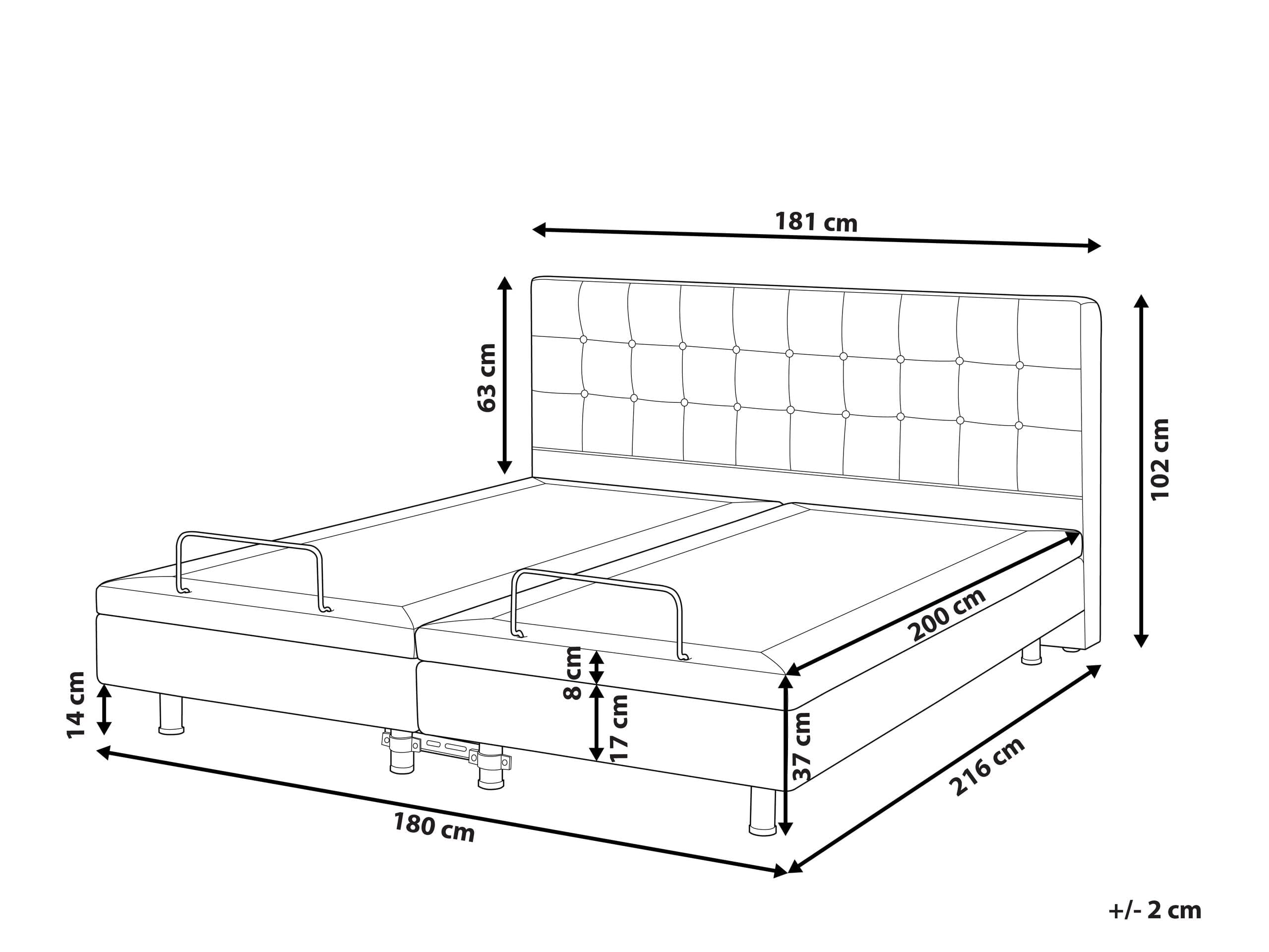 beliani-duke-doppelbett-180x200-elektrisch-beige-leinenoptik image 3
