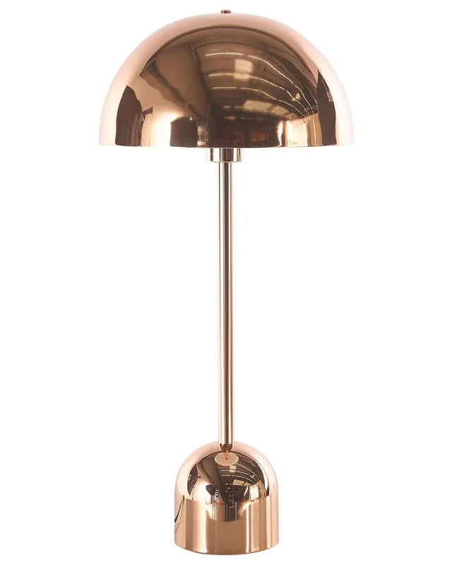 beliani-macasia-tischleuchte-metall-kupfer-64-cm image 1