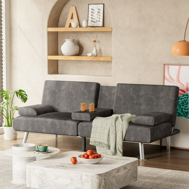 homall-schlafsofa-beige-verstellbar-stauraum-getr-nkehalter image 3