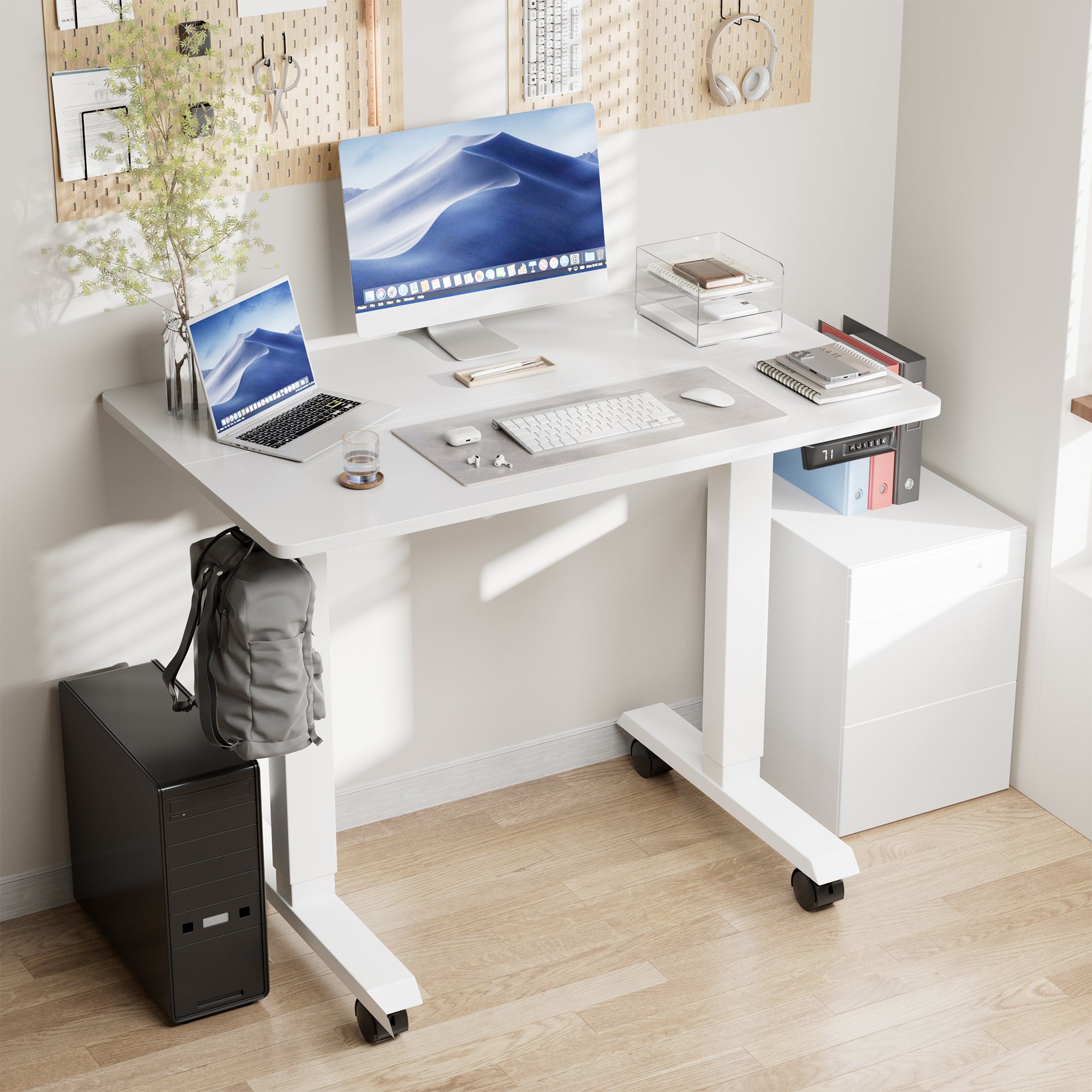 homall-standing-desk-schreibtisch-40-wei-h-henverstellbar image 2