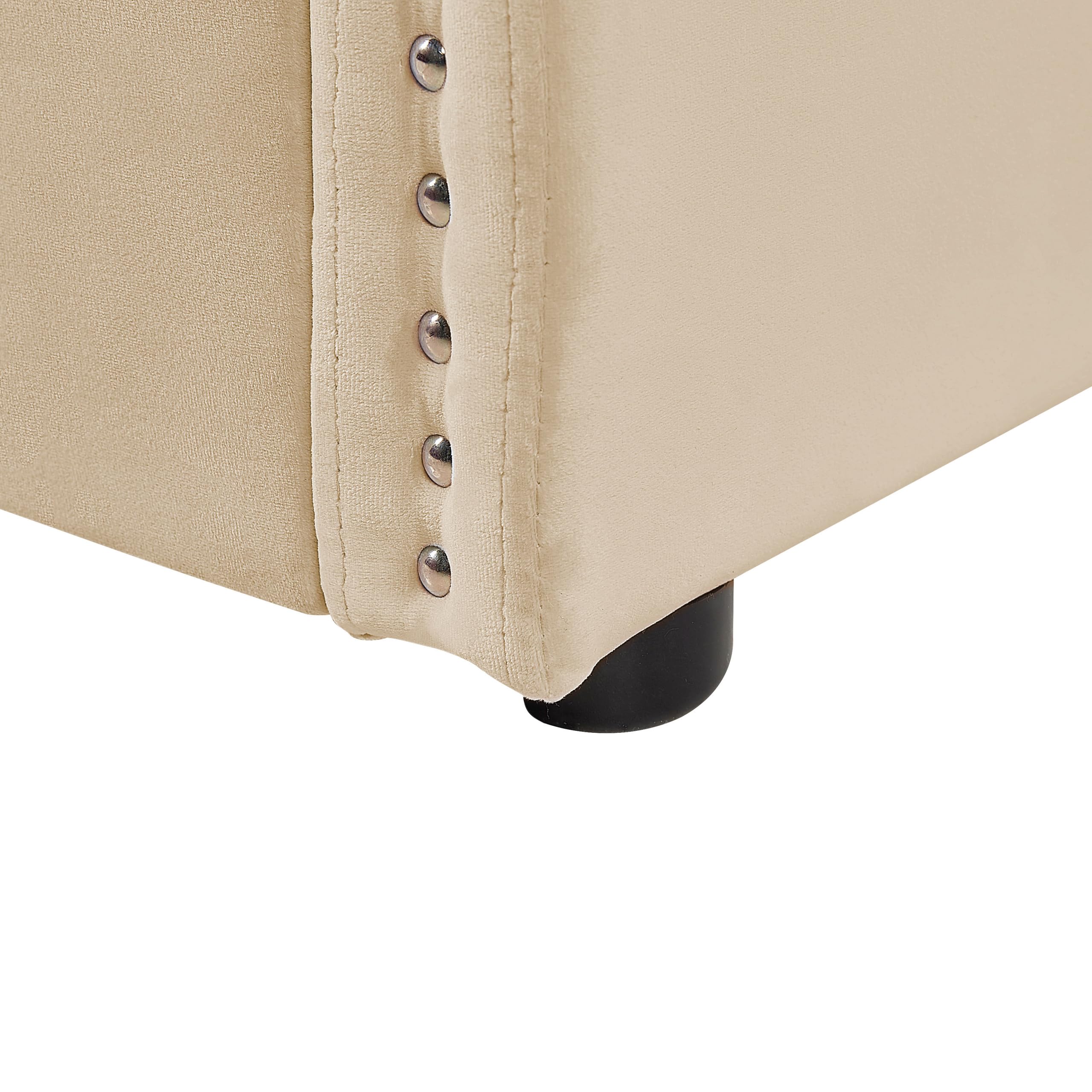 beliani-troyes-tagesbett-90x200-beige-samt-ausziehbar image 7