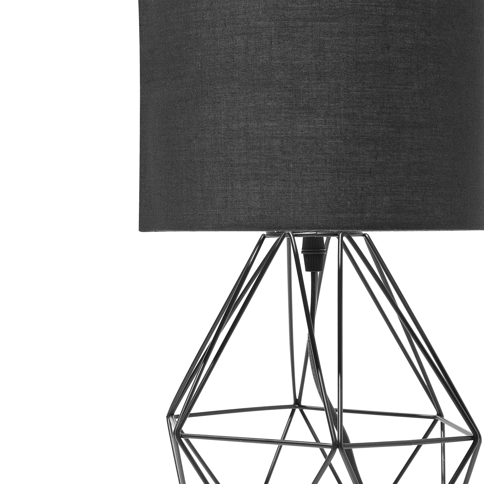 beliani-maroni-tischleuchte-netz-schwarz-rund-35-cm image 7