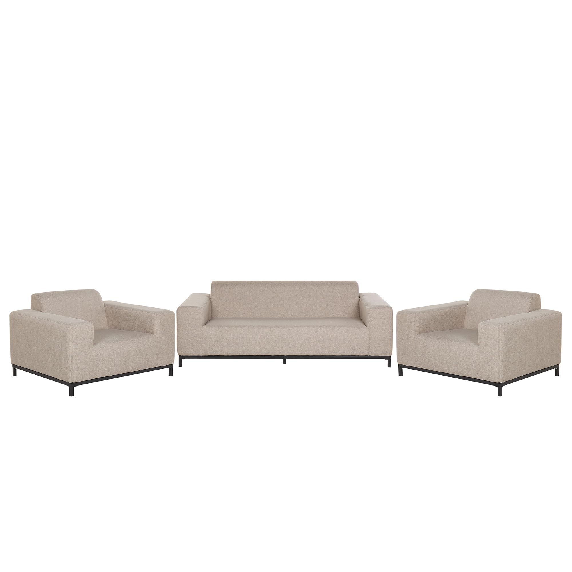 beliani-rovigo-loungeset-4-teilig-beige-alu-schwarz-5-personen image 4