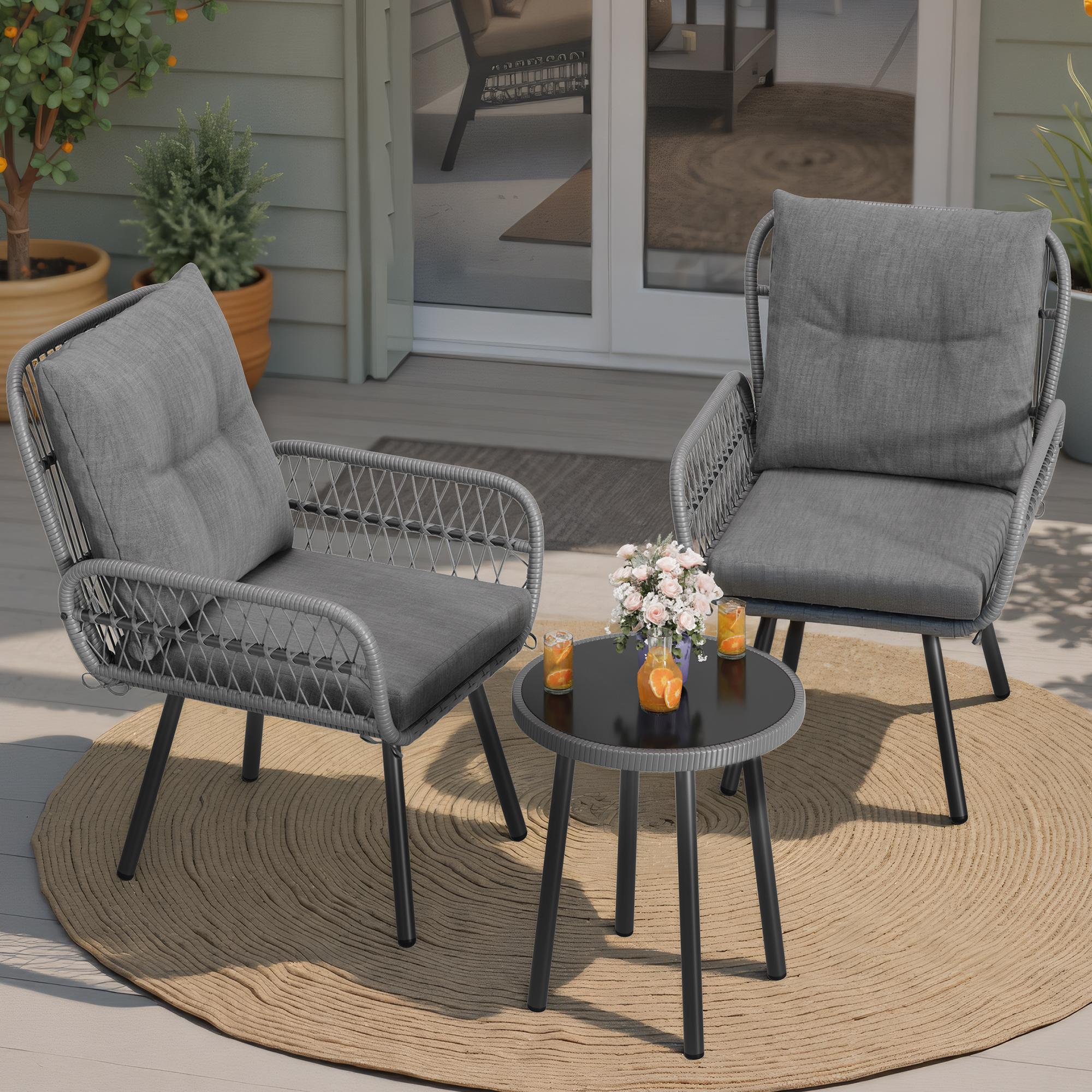 bealife-wr213-gartenm-bel-set-3-teilig-grau-metall-wetterfest image 8