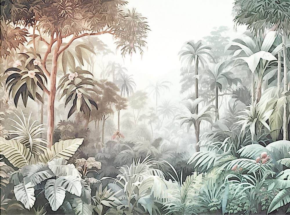 livingwalls-fototapete-dschungel-bunt-3-71x2-80m-vlies-399011 image 1